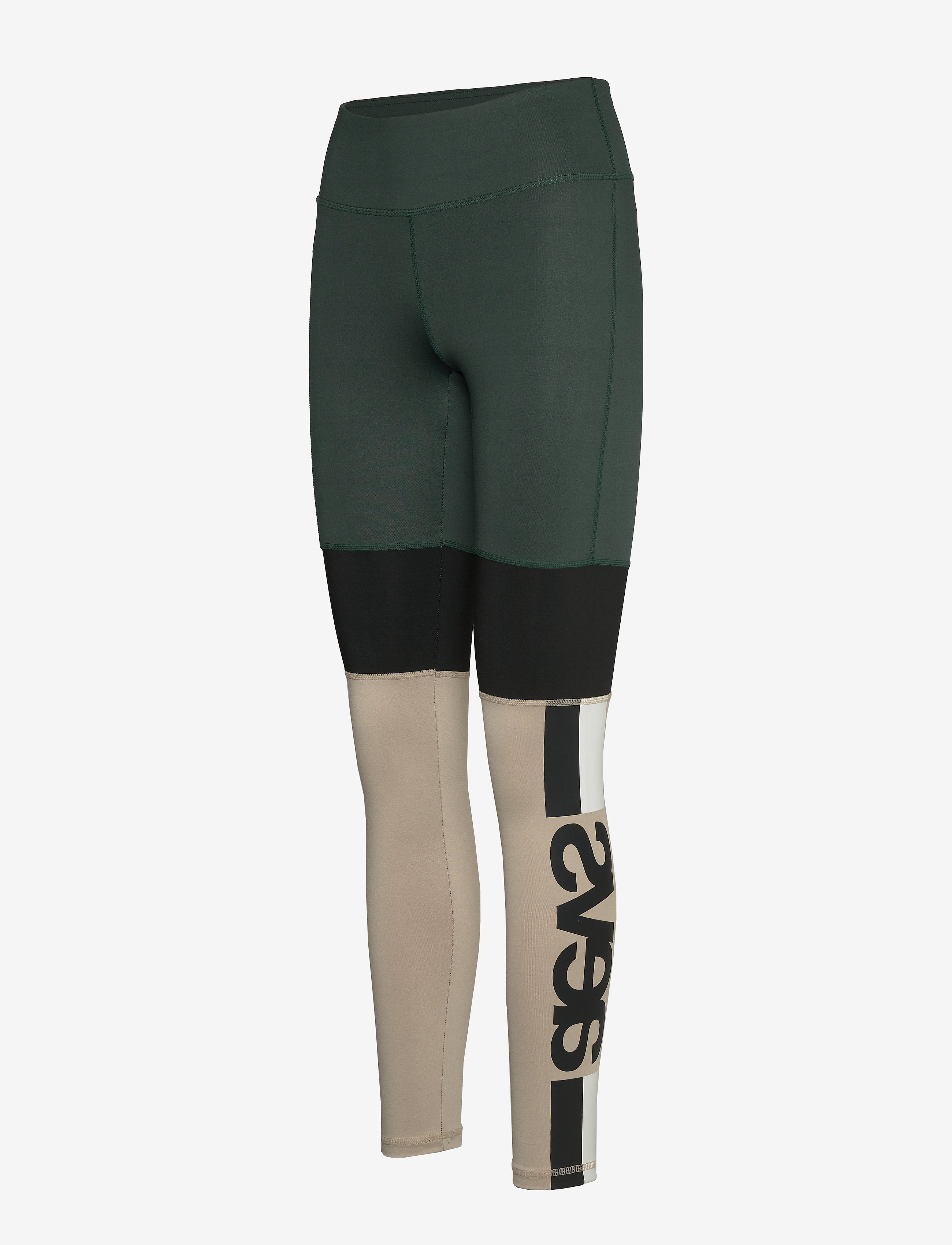 Svea - Hilde Tights - green/beige - 2