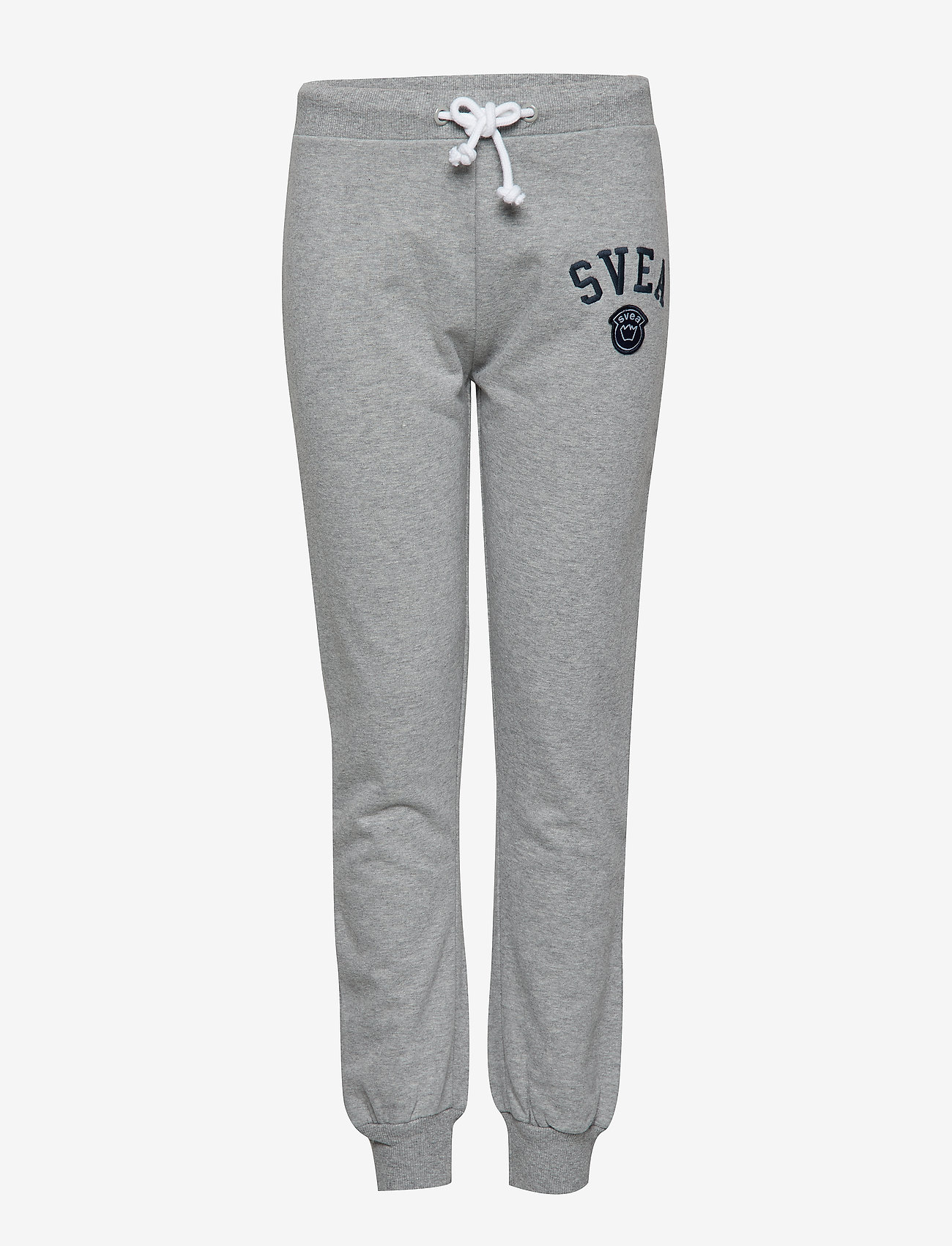Svea - Phoenix JR Sweat Pants - grey melange - 0