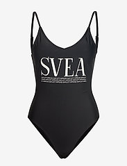 Svea - Bora Bora Swimsuit - badeanzüge - black - 0
