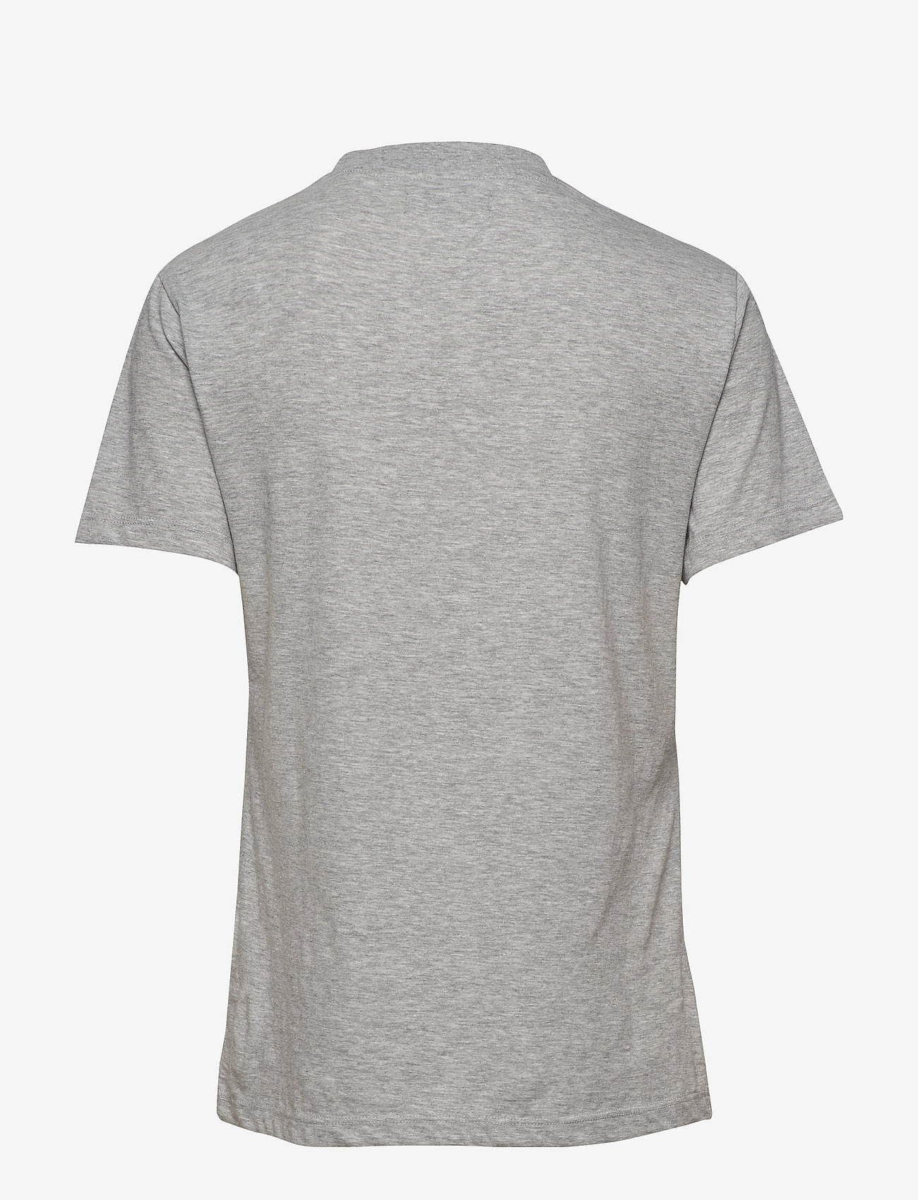 Svea - Everyday Square Logo Tee - t-shirts - grey melange - 1