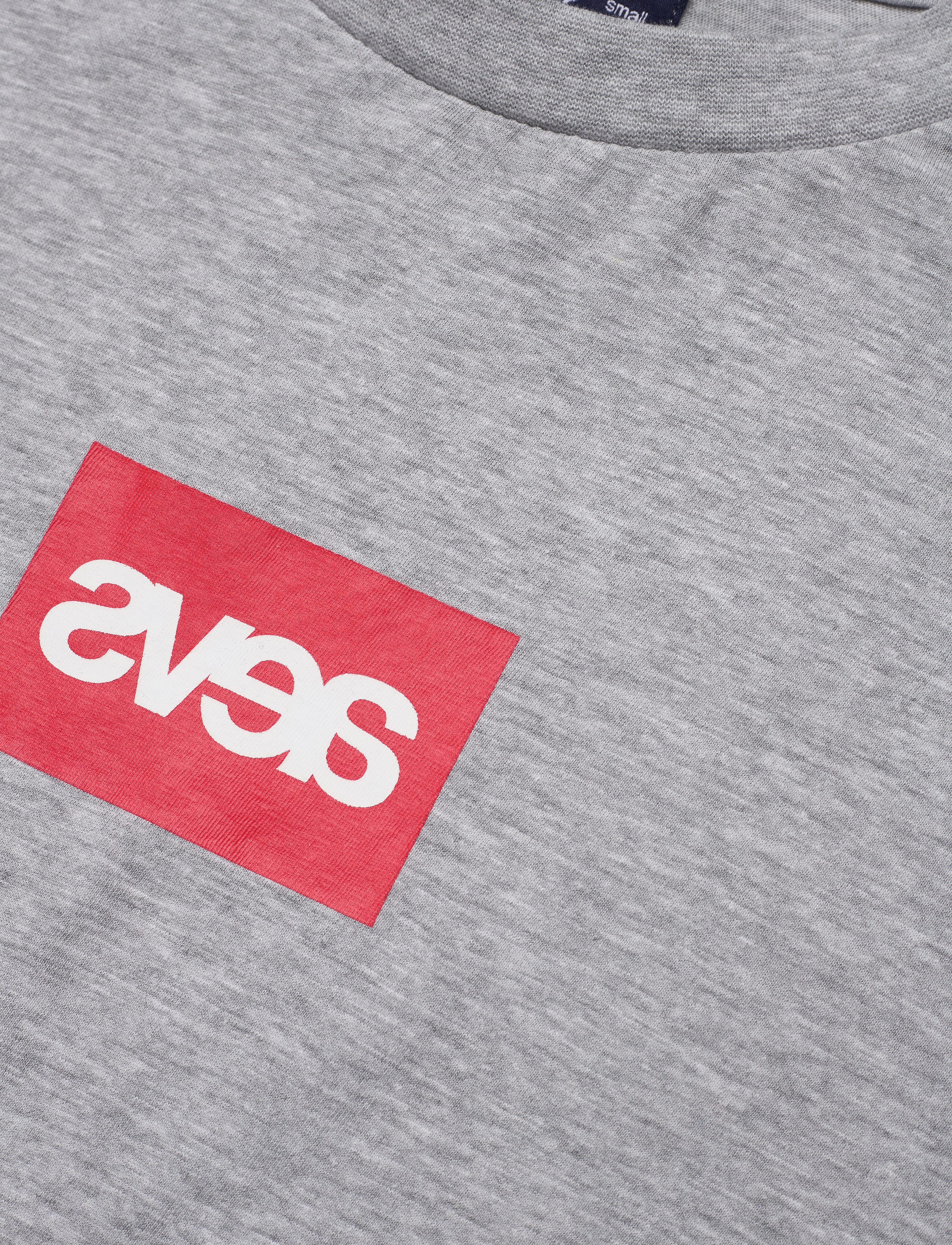 Svea - Everyday Square Logo Tee - grey melange - 2