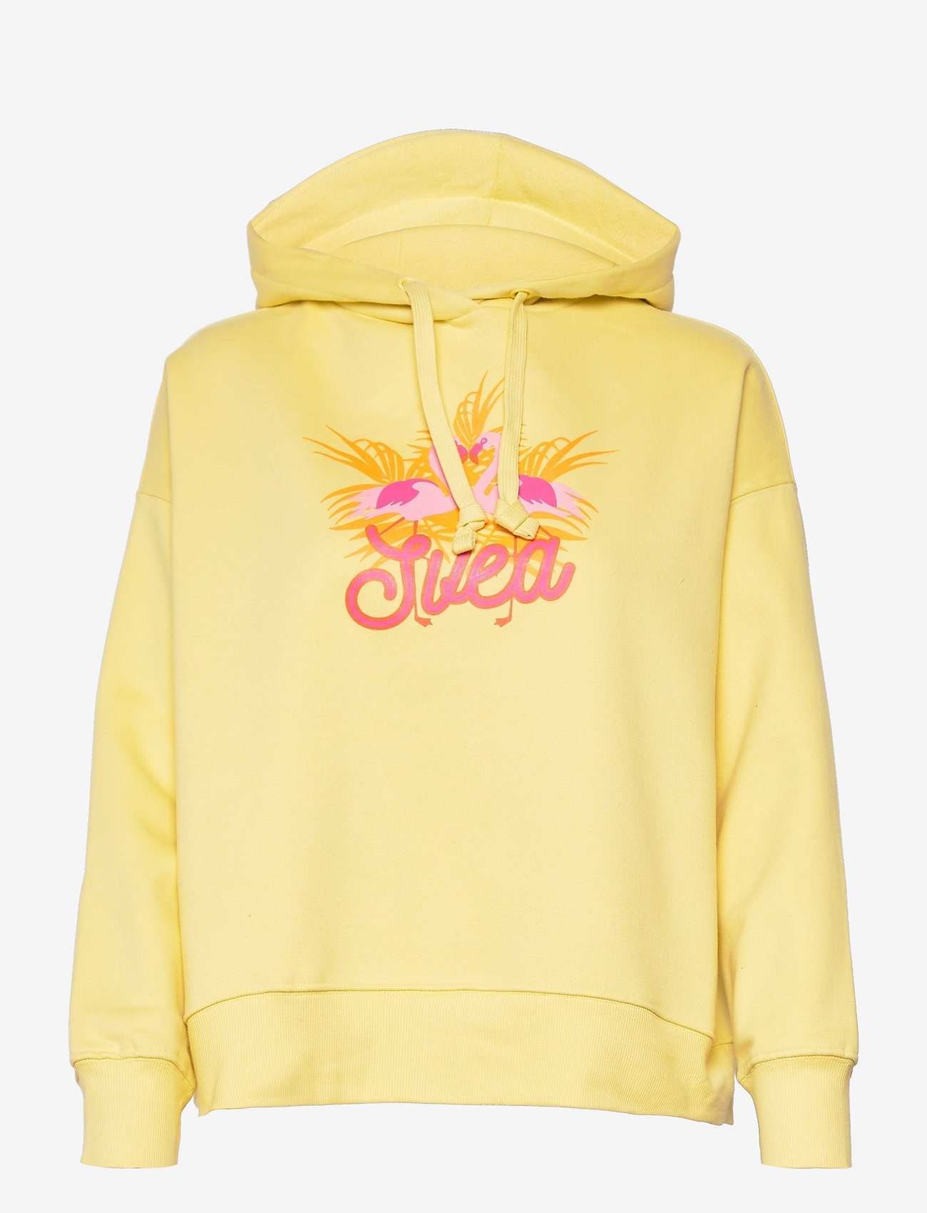 Svea - Flamingo Hood - hoodies - yellow - 0