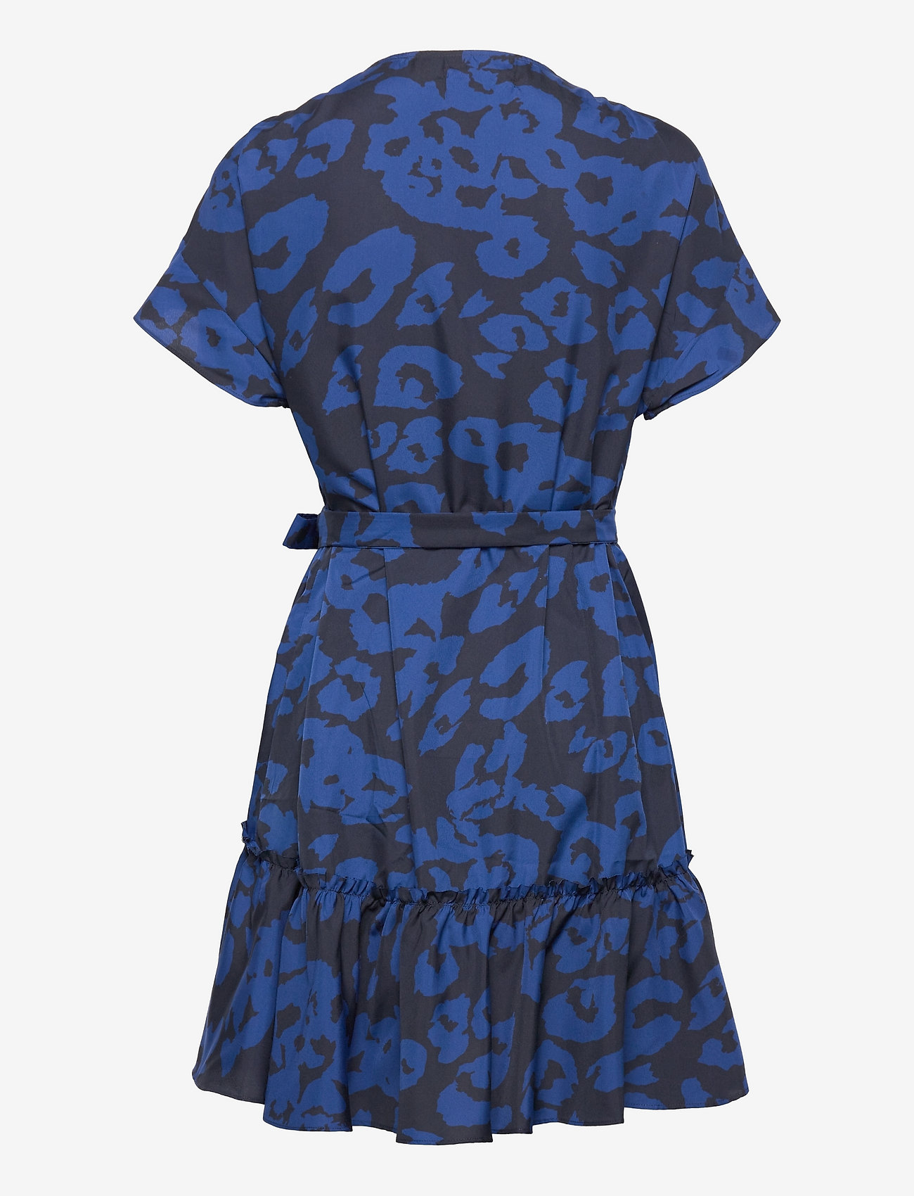 Svea - Wrap Dress - blue leo - 1