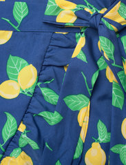 Svea - Wrap Skirt - festkläder till outletpriser - blue dark/lemon - 2
