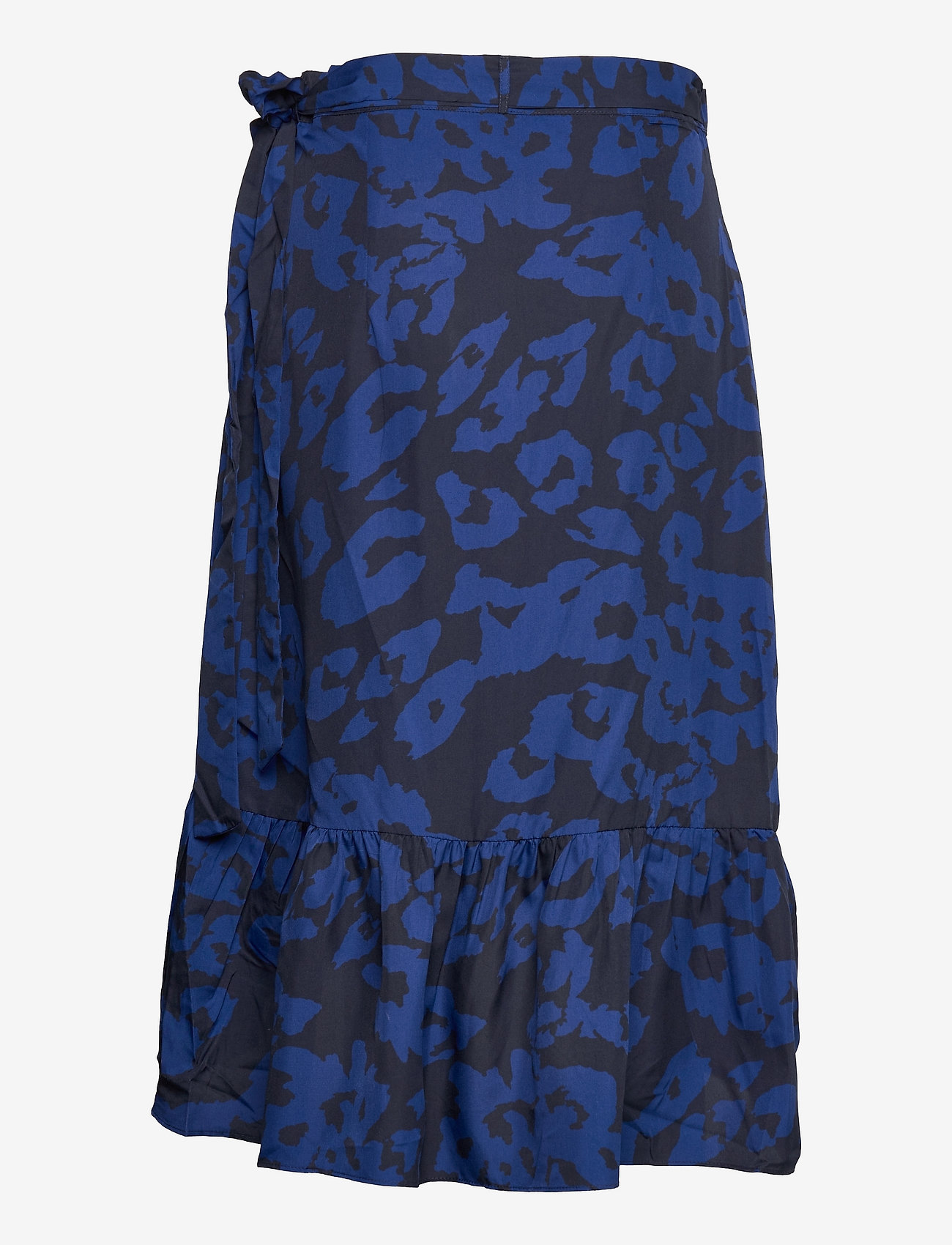 Svea - Wrap Skirt - feestelijke kleding voor outlet-prijzen - blue leo - 1