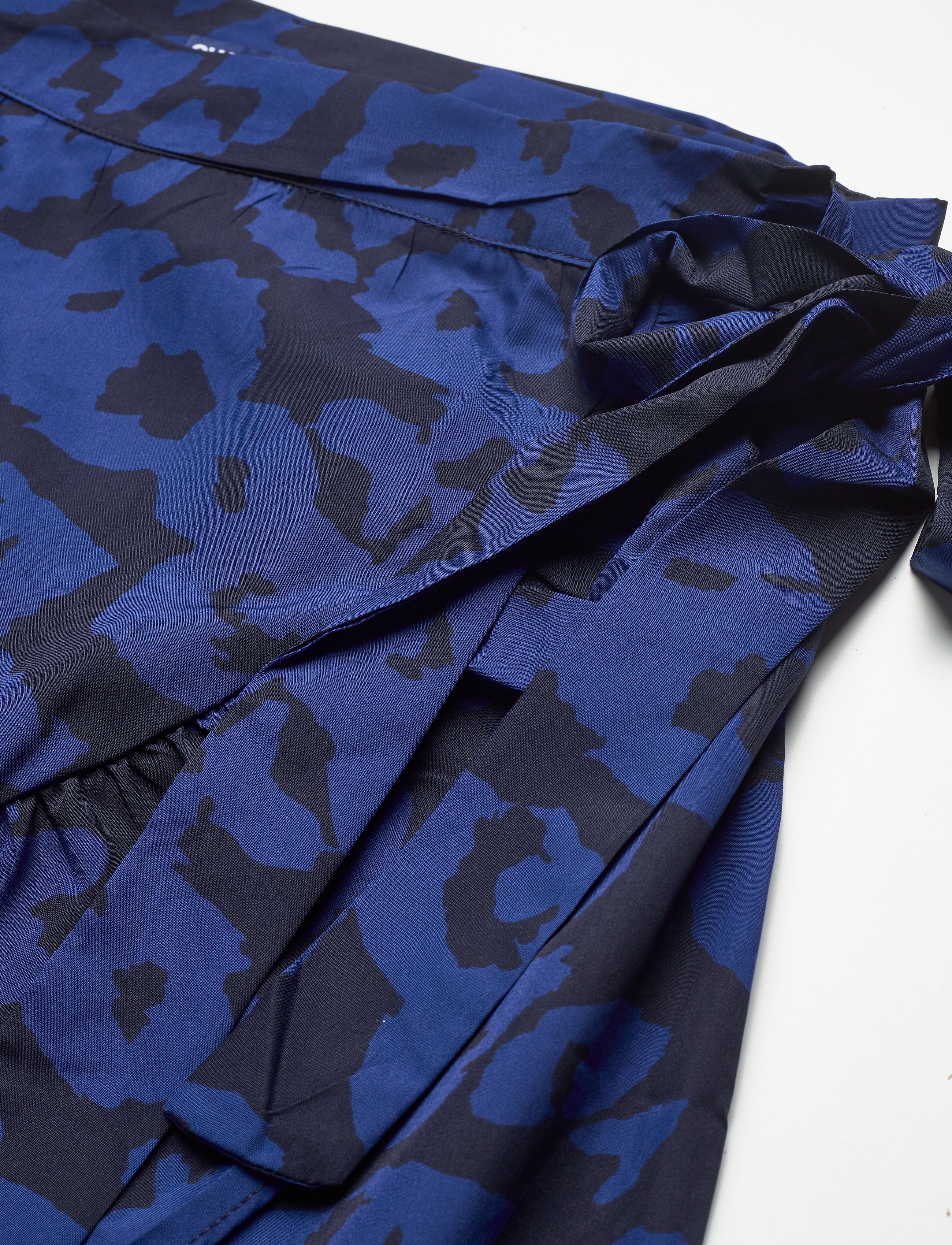 Svea - Wrap Skirt - wrap skirts - blue leo - 2