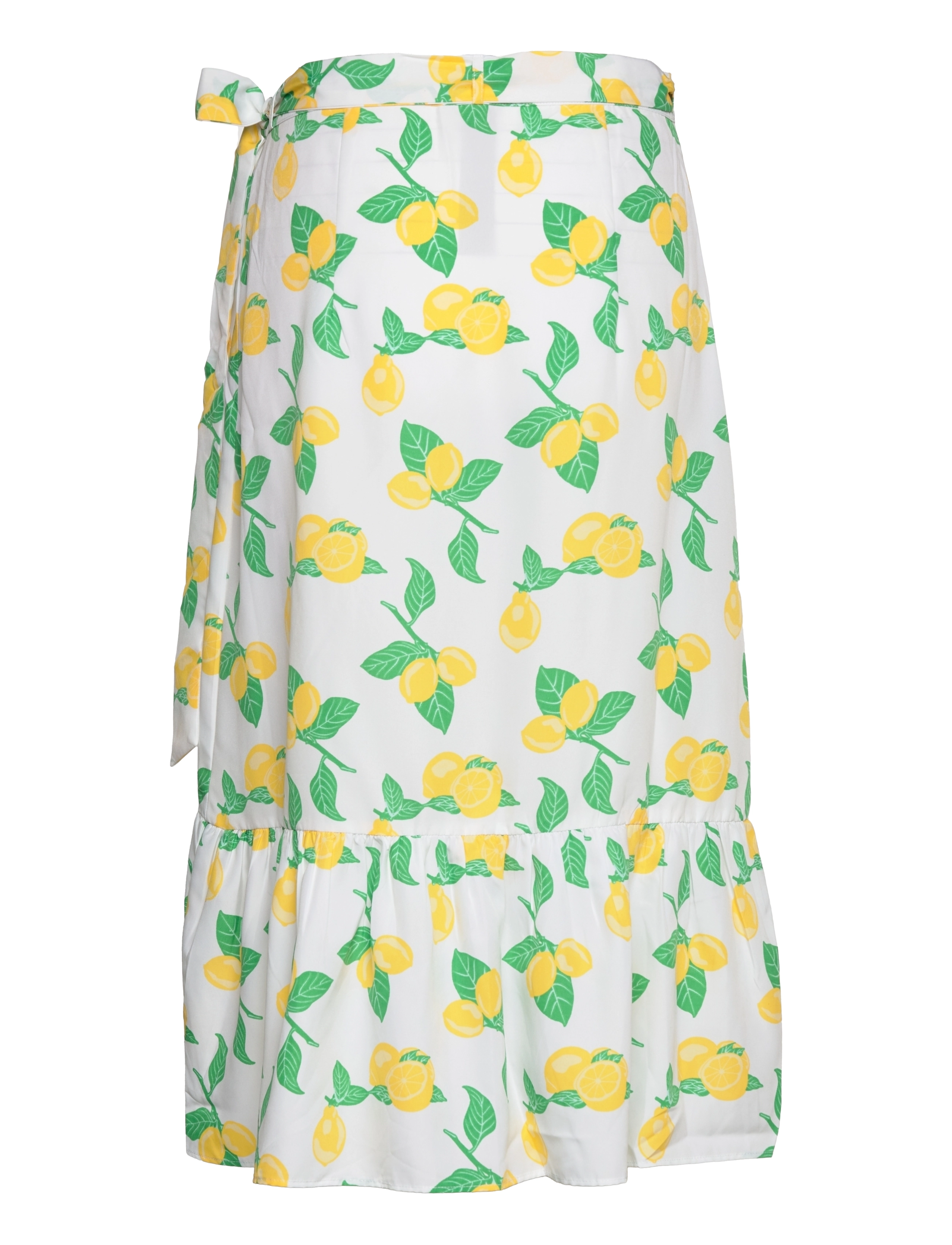 Svea - Wrap Skirt - wickelröcke - white/lemon - 1