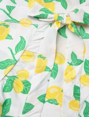 Svea - Wrap Skirt - party wear at outlet prices - white/lemon - 2