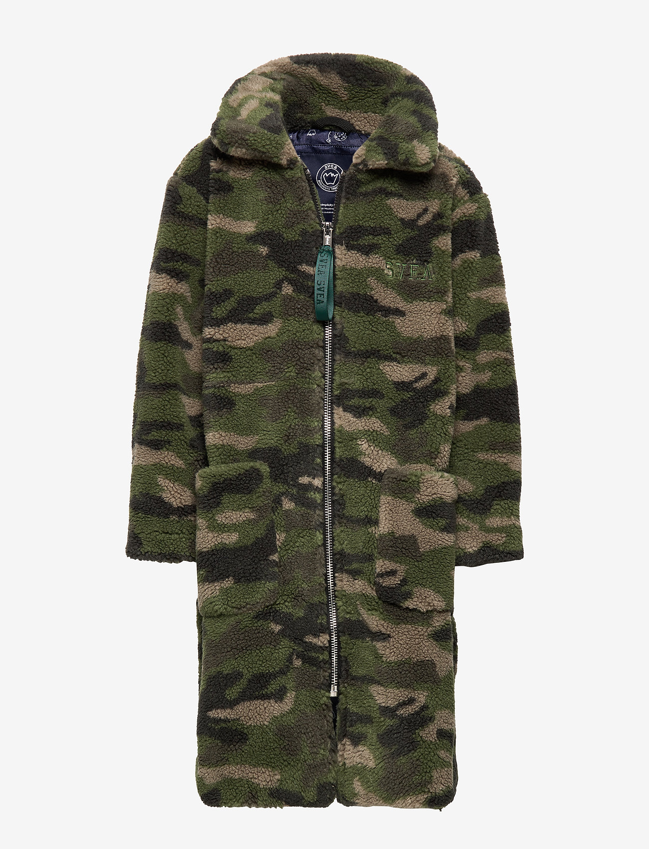 Pile JR Coat - CAMO PRINT