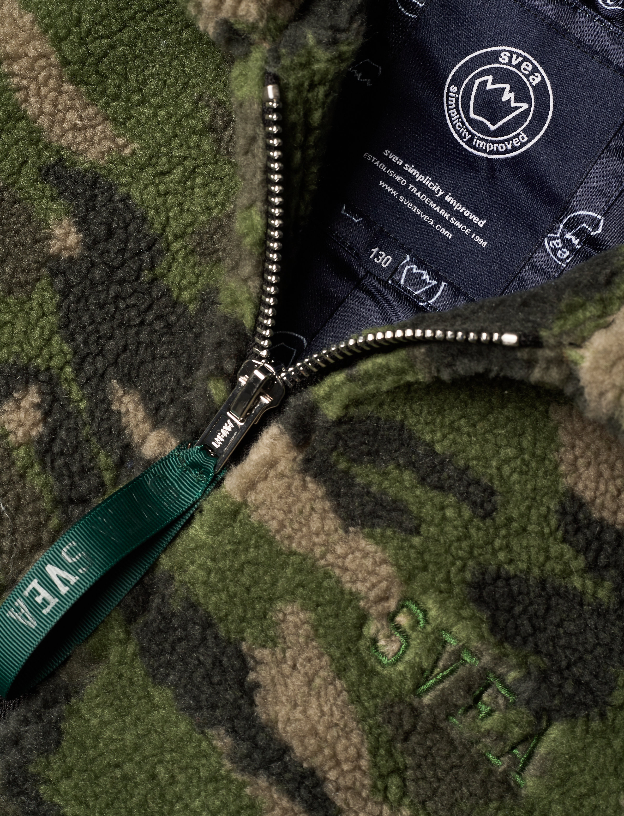 Svea - Pile JR Coat - camo print - 3