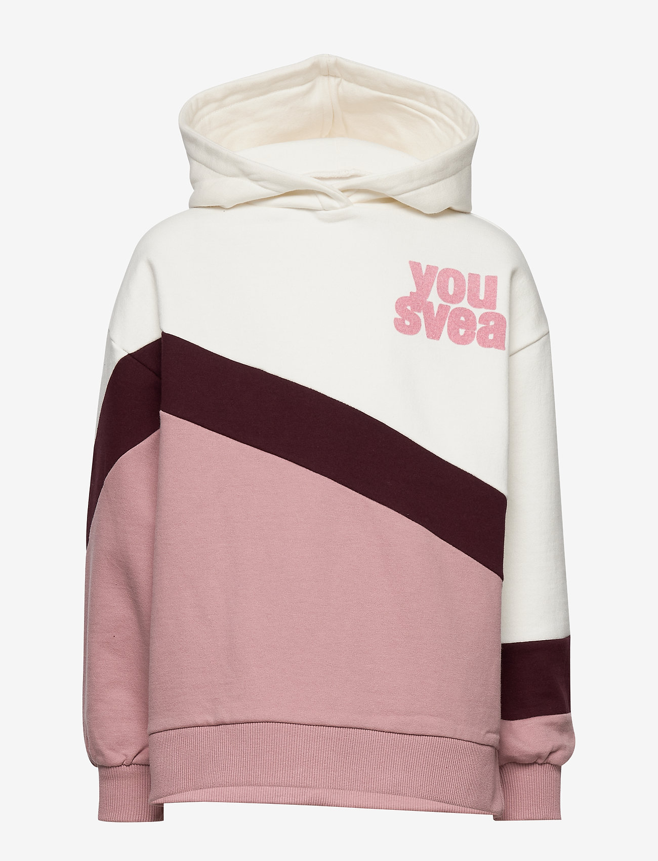 Svea - Colorblock JR Hood - soft pink - 0