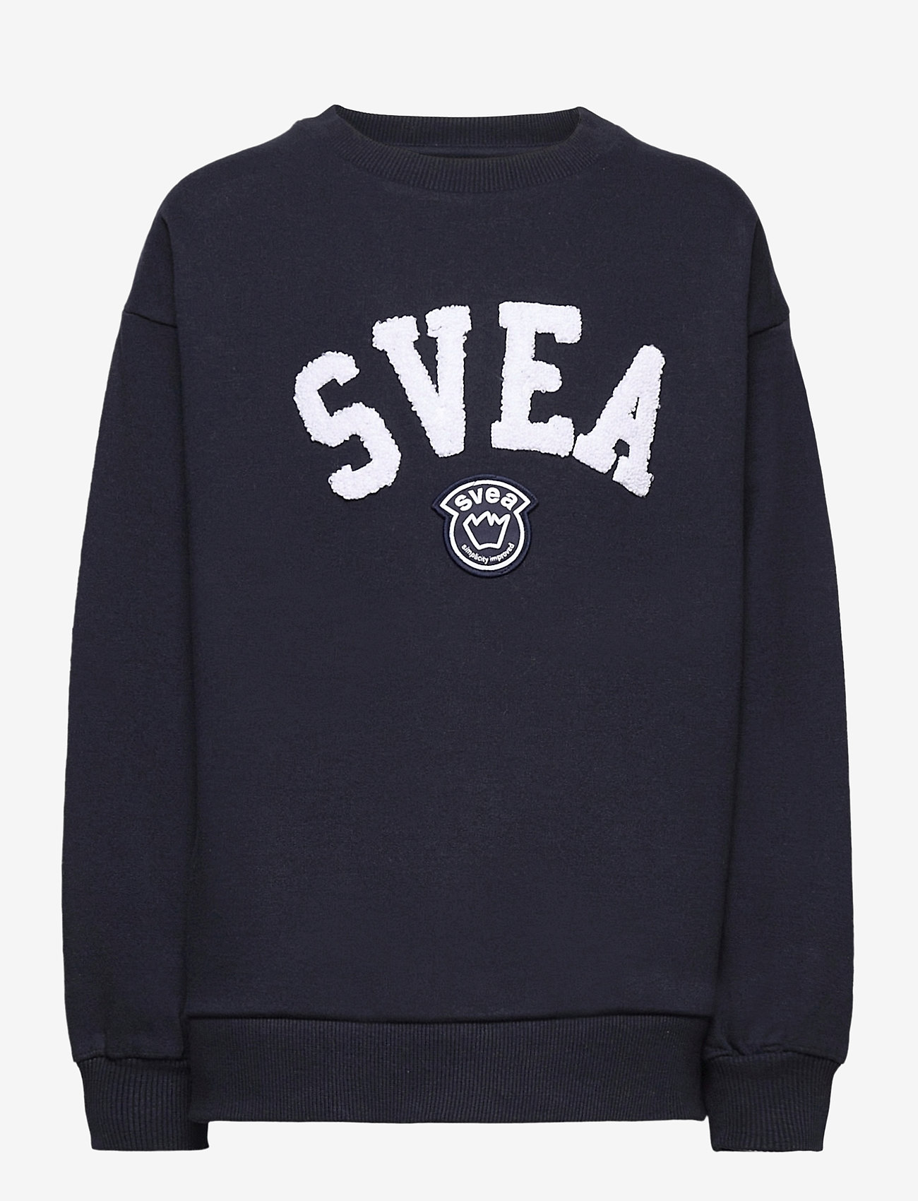 Svea Logo Jr Crew - NAVY