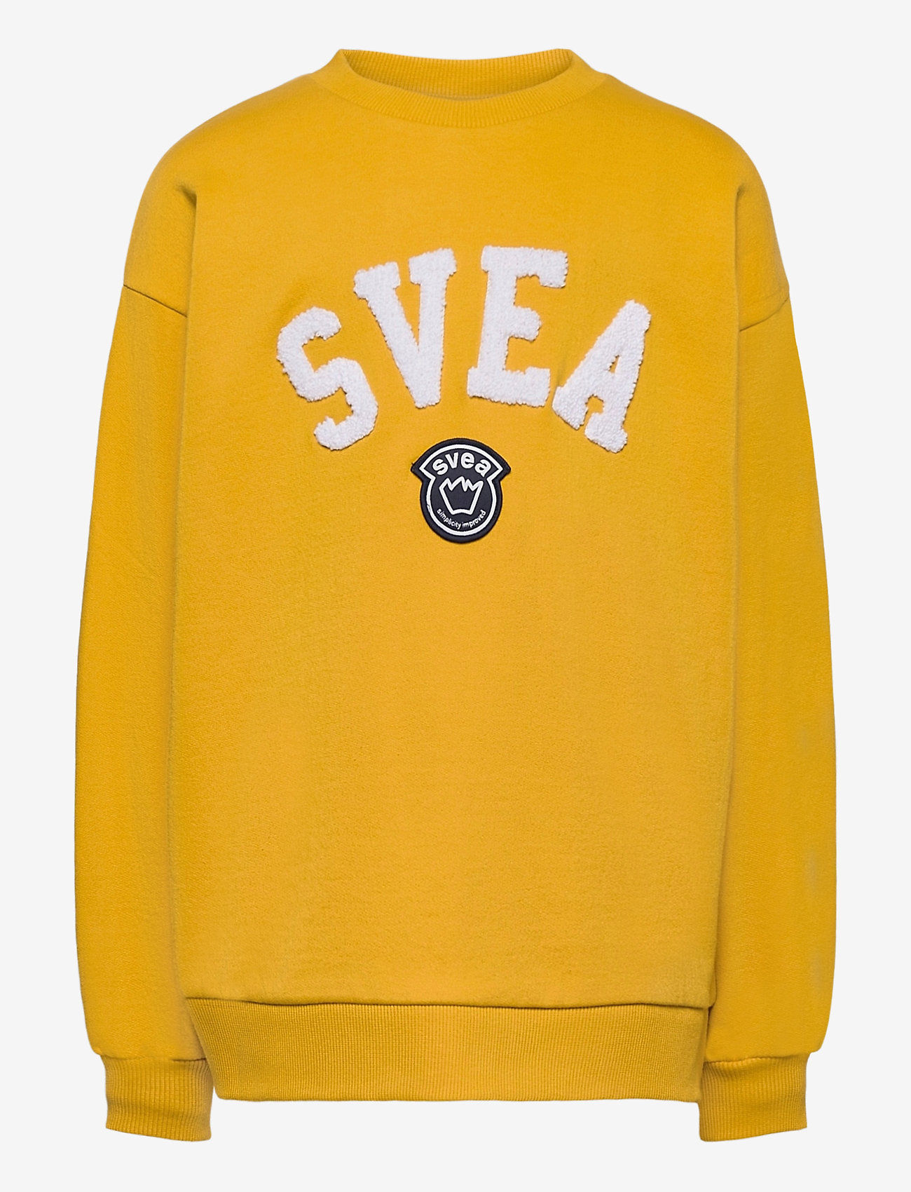 Svea Logo Jr Crew - YELLOW