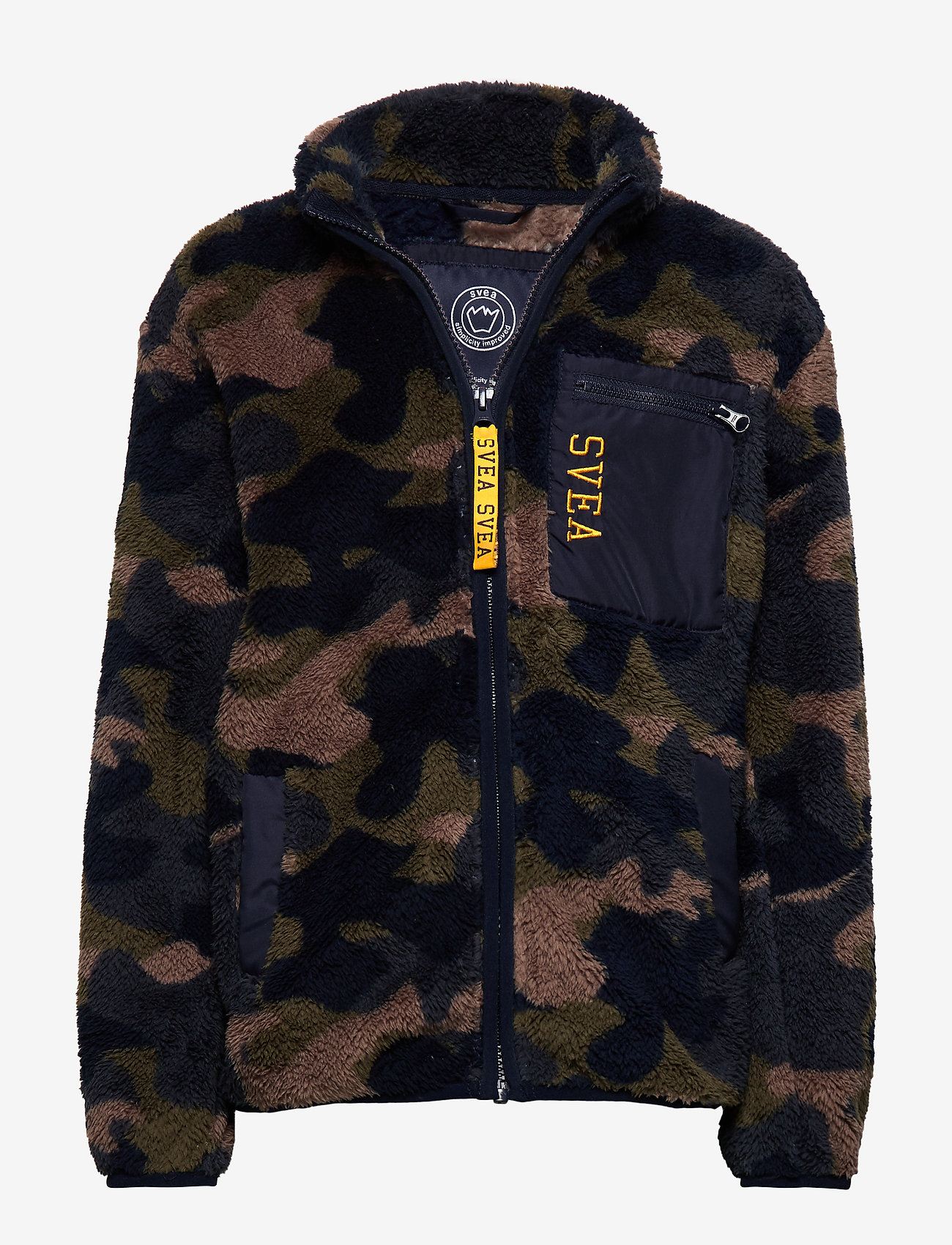 Svea - Pile Zip JR Jacket - camo print - 0