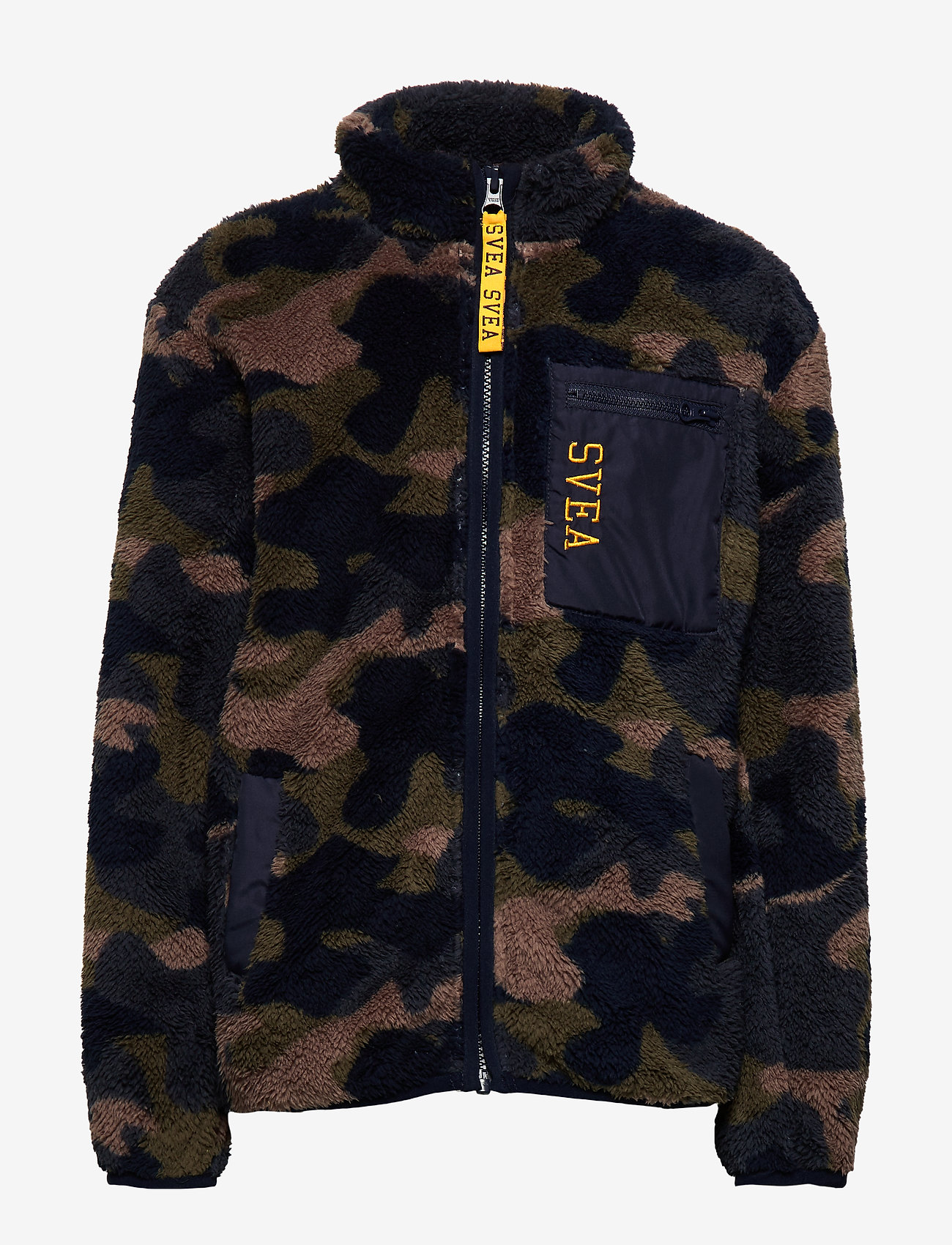 Svea - Pile Zip JR Jacket - camo print - 1