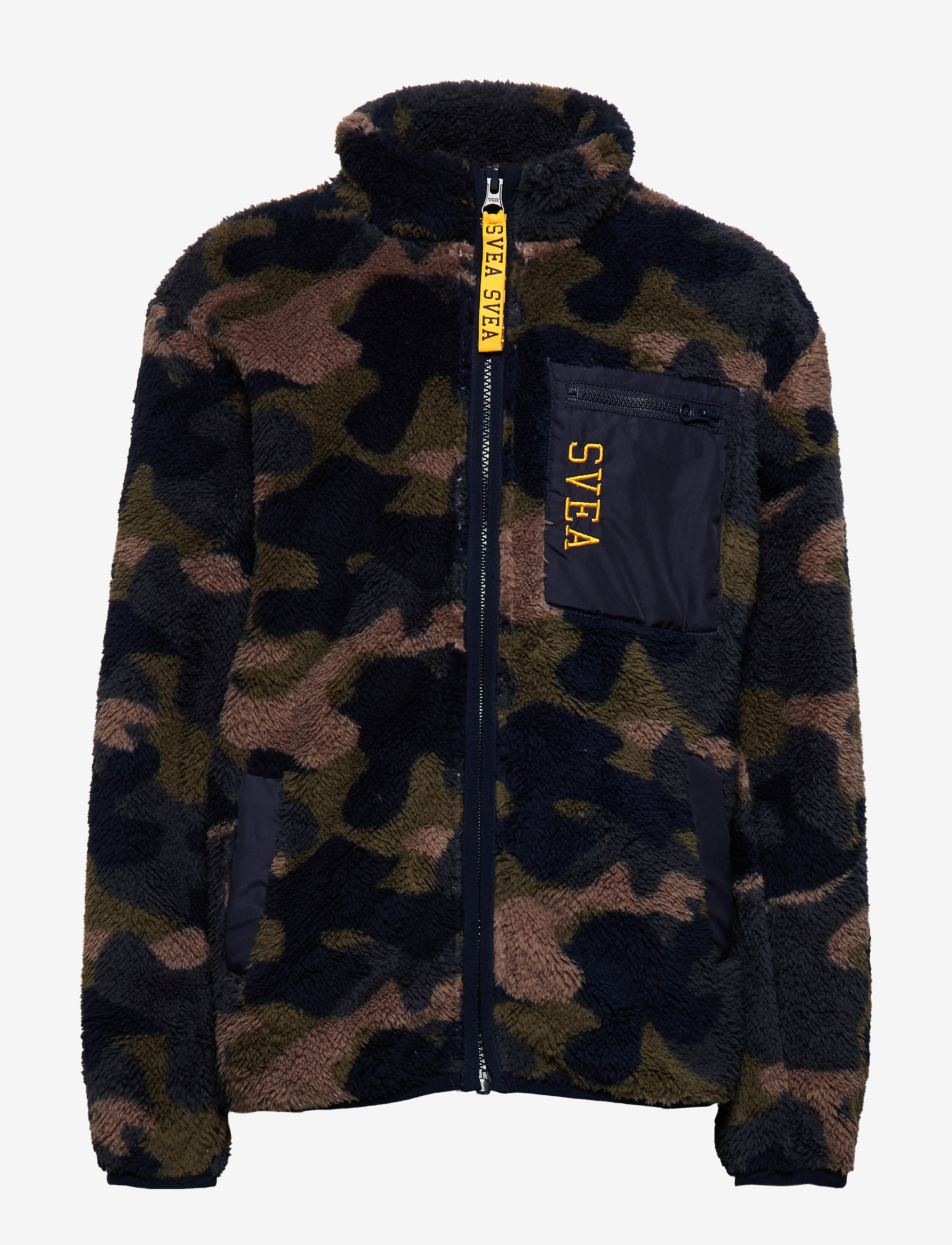 Svea - Pile Zip JR Jacket - camo print - 1