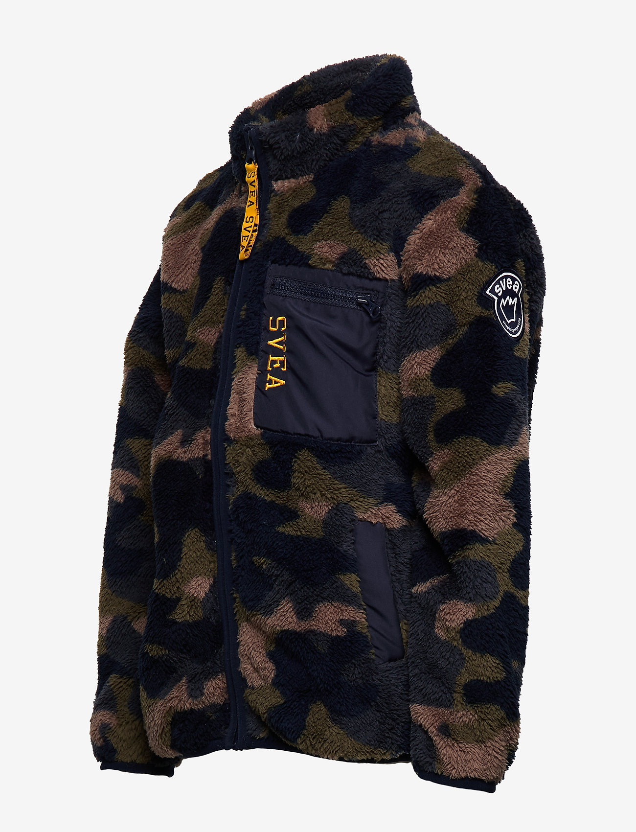 Svea - Pile Zip JR Jacket - camo print - 3