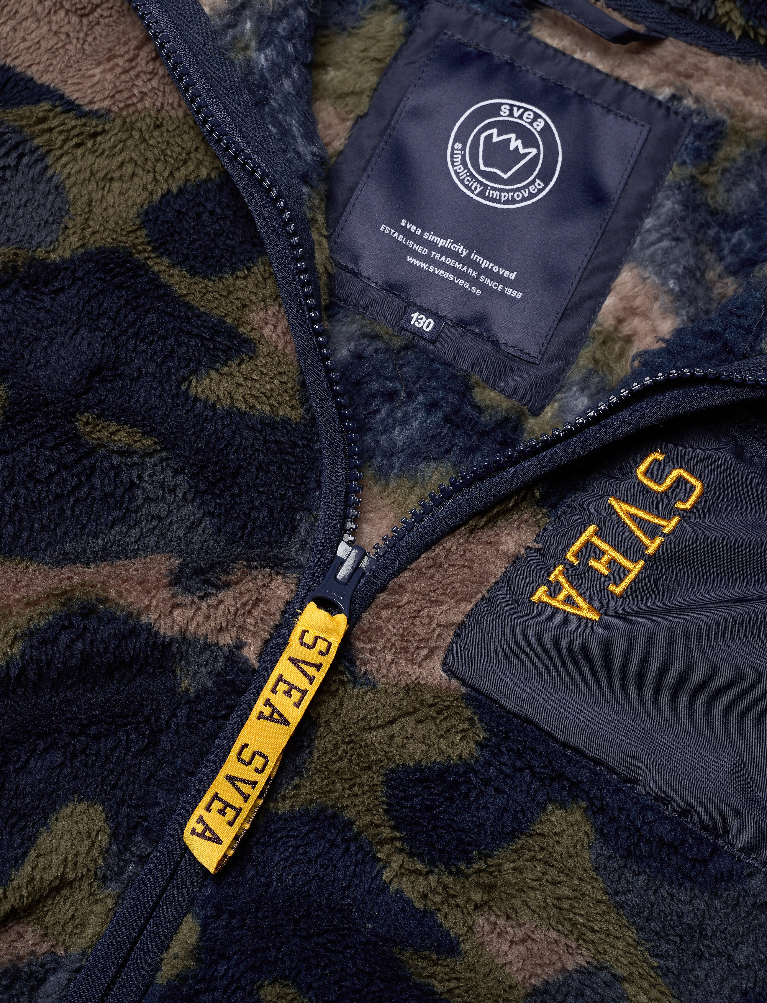 Svea - Pile Zip JR Jacket - camo print - 4