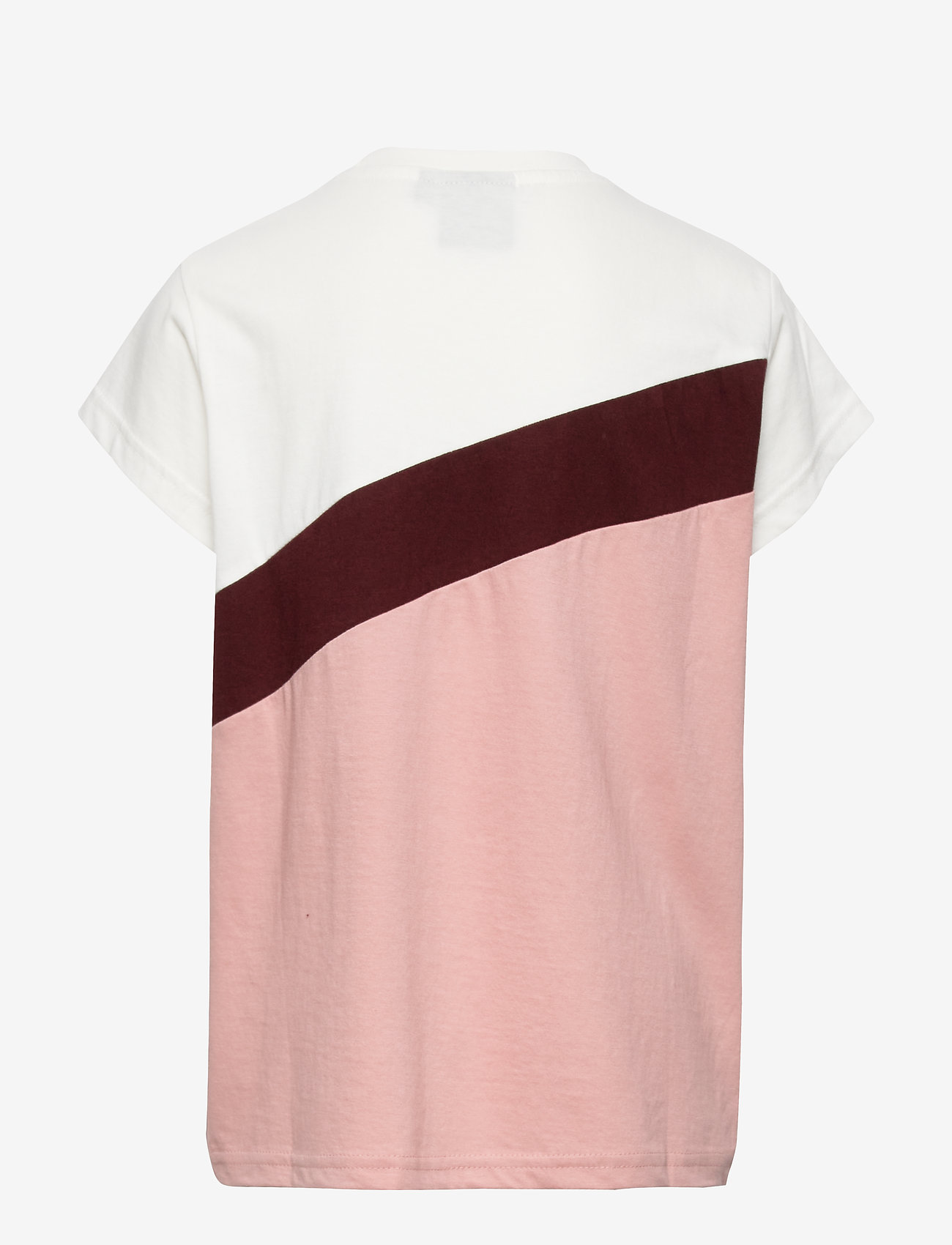 Svea - Colorblock JR Tee - soft pink - 1