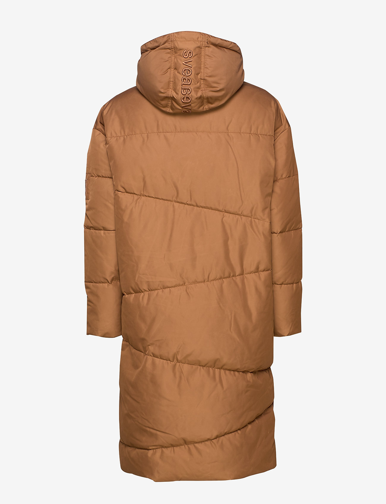 Svea - Big Front Pocket Long Jacket - beige - 2