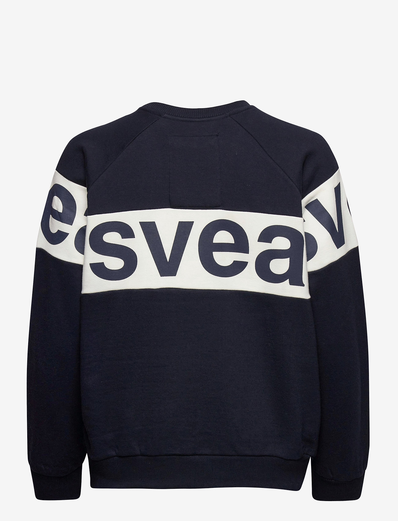 Svea - 2 Col Big Svea Logo Crew - navy - 1