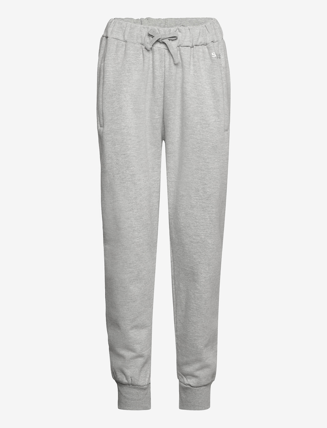 Svea - Svea R Sweatpants Silver Print - grey melange - 0