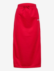 Svea - Svea logo midi skirt - midi kjolar - red - 0