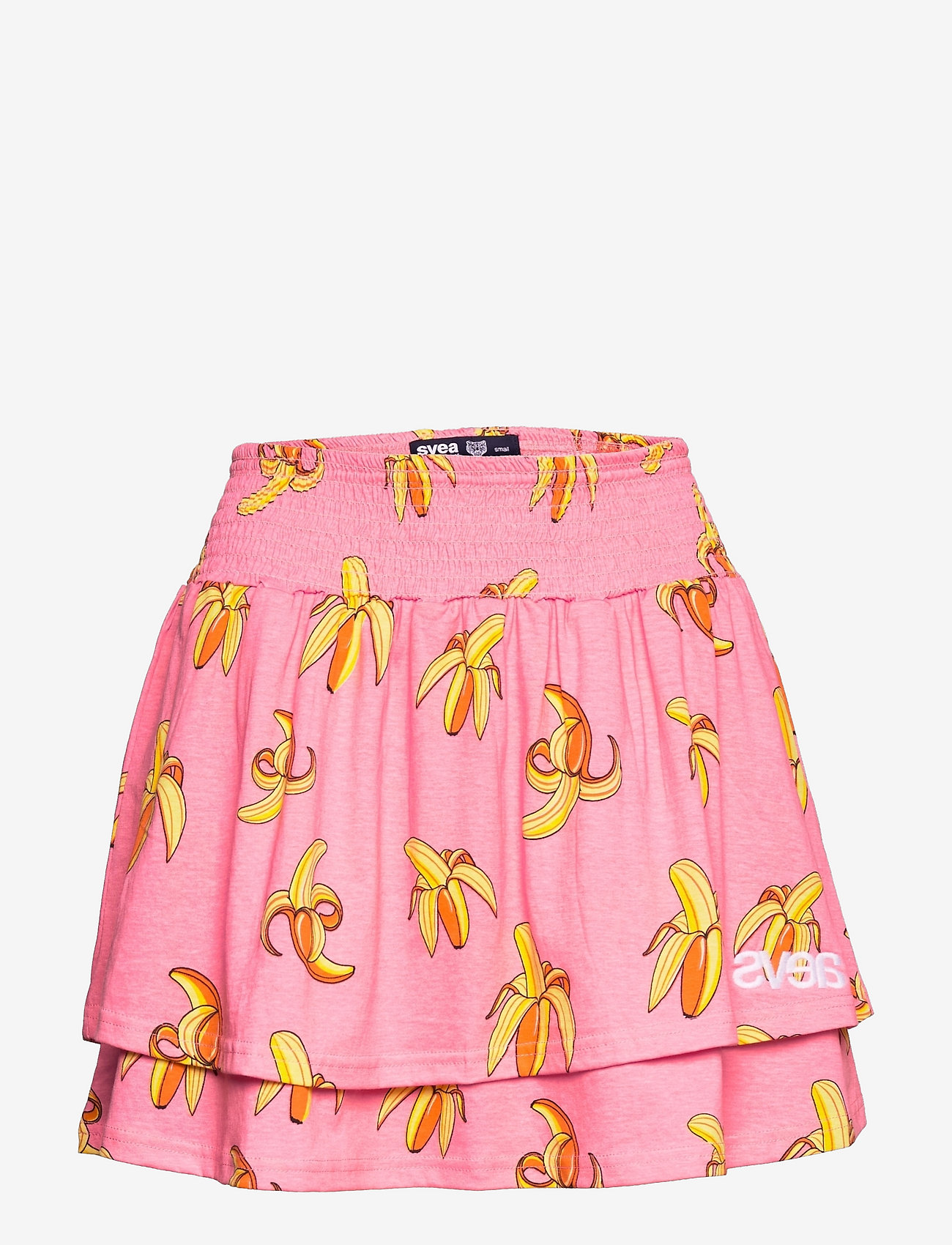 Svea - Flounce Mini Skirt - kurze röcke - pink banana - 0