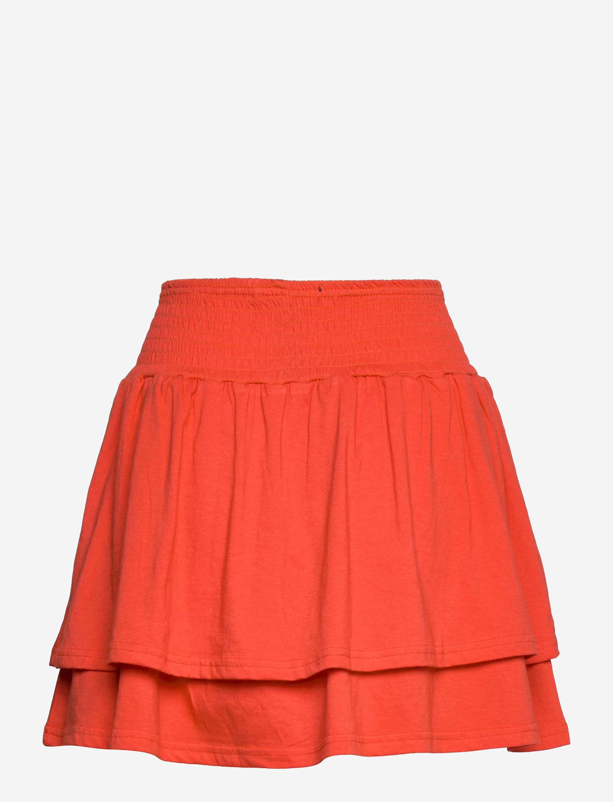 Svea - Flounce Mini Skirt - red - 1