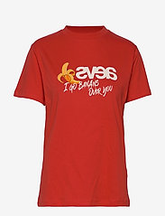 Svea - Everyday Tee - I go bananas - t-shirts - red - 0