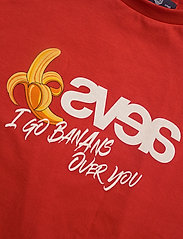 Svea - Everyday Tee - I go bananas - t-shirts - red - 2