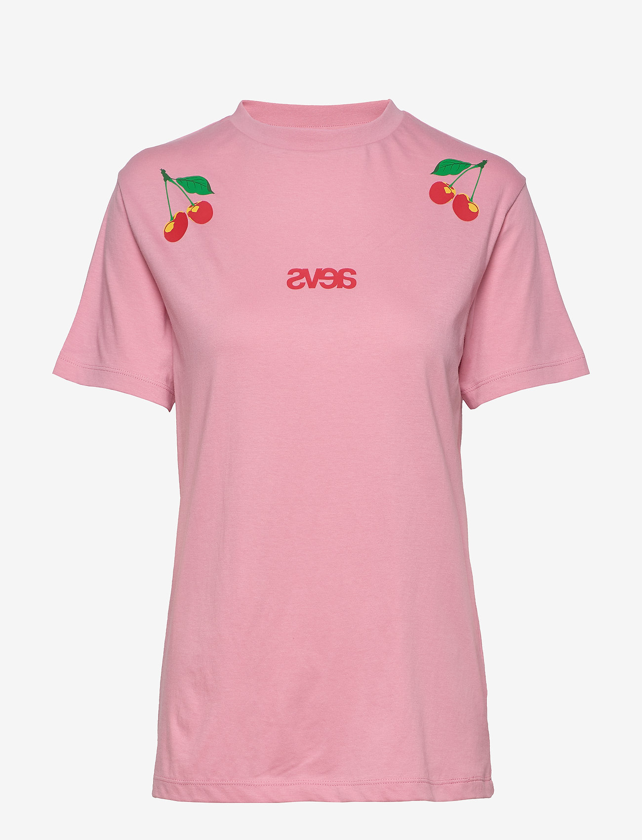 Svea - Everyday Tee - Two cherry - pink - 0