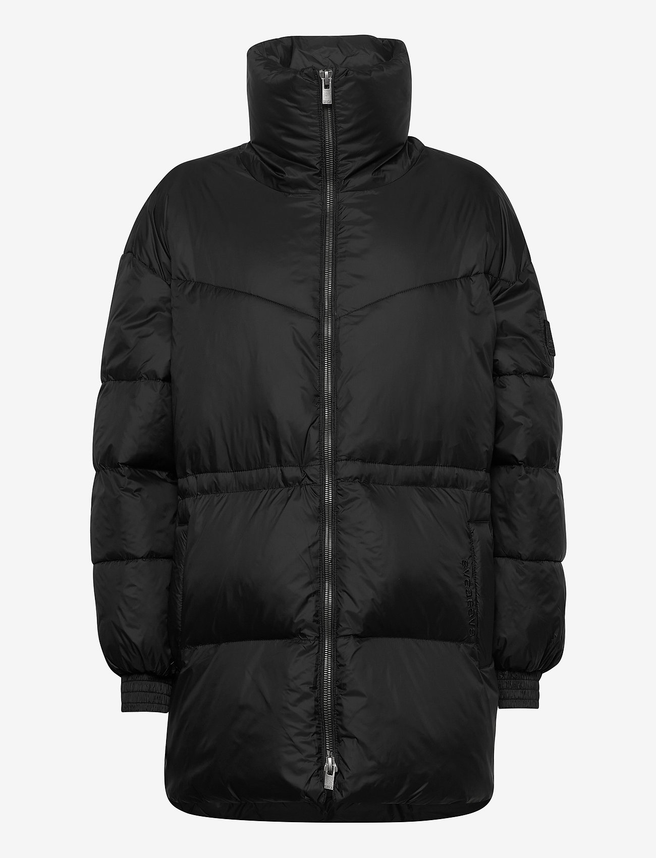 Svea - Generous Hip Length Jacket - Žieminės striukės - black - 1