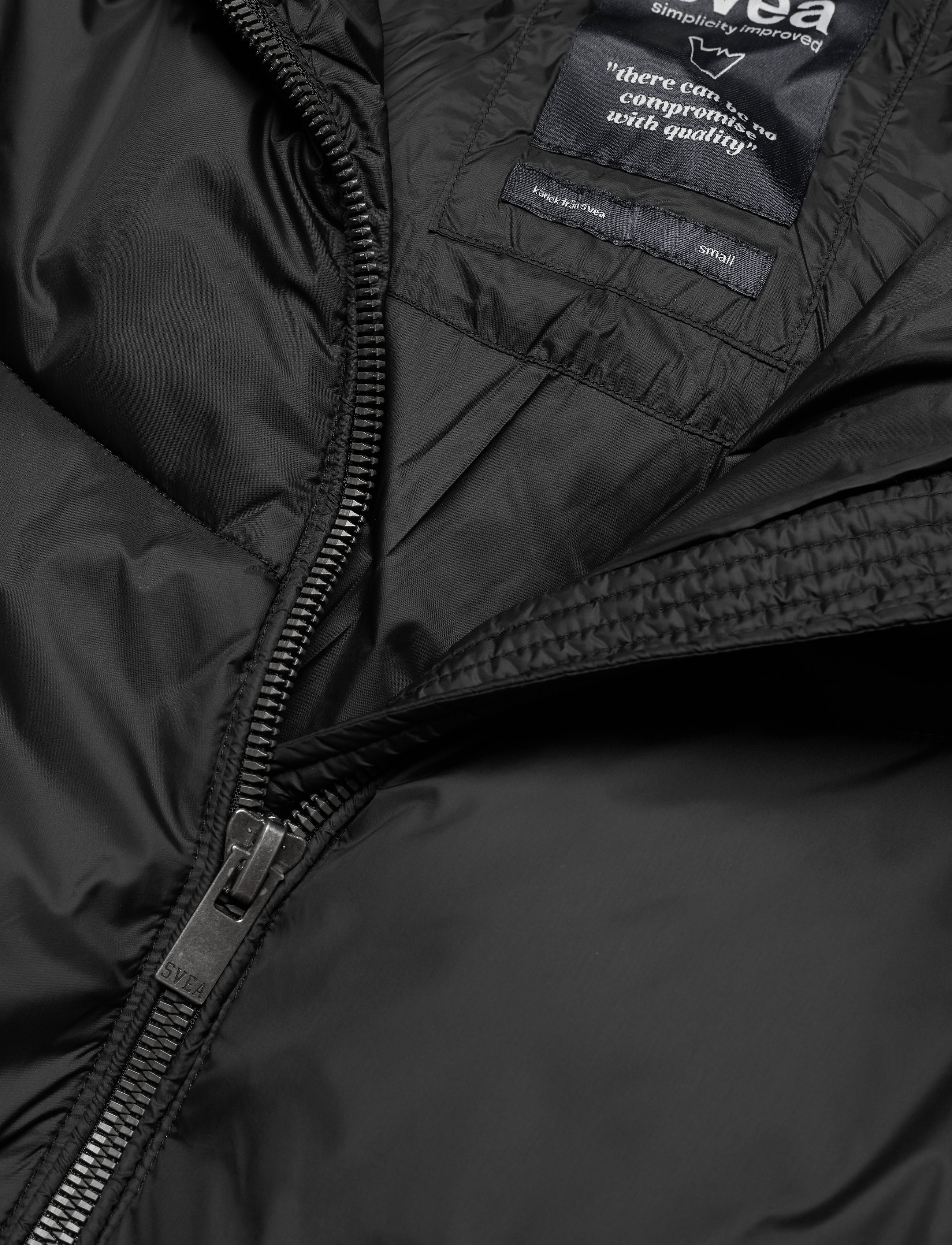 Svea - Generous Hip Length Jacket - black - 5