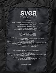 Svea - Generous Hip Length Jacket - talvitakit - black - 9
