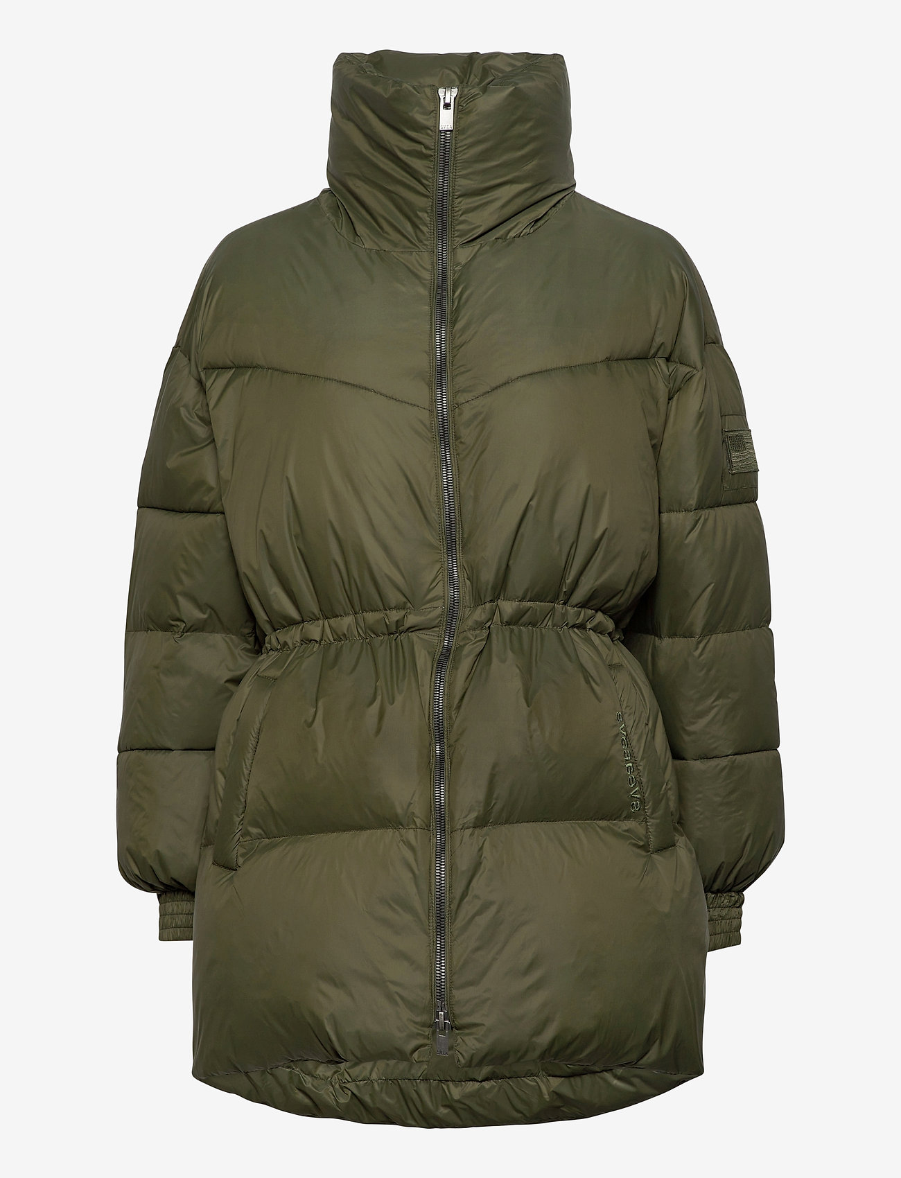 Svea - Generous Hip Length Jacket - dark army - 2