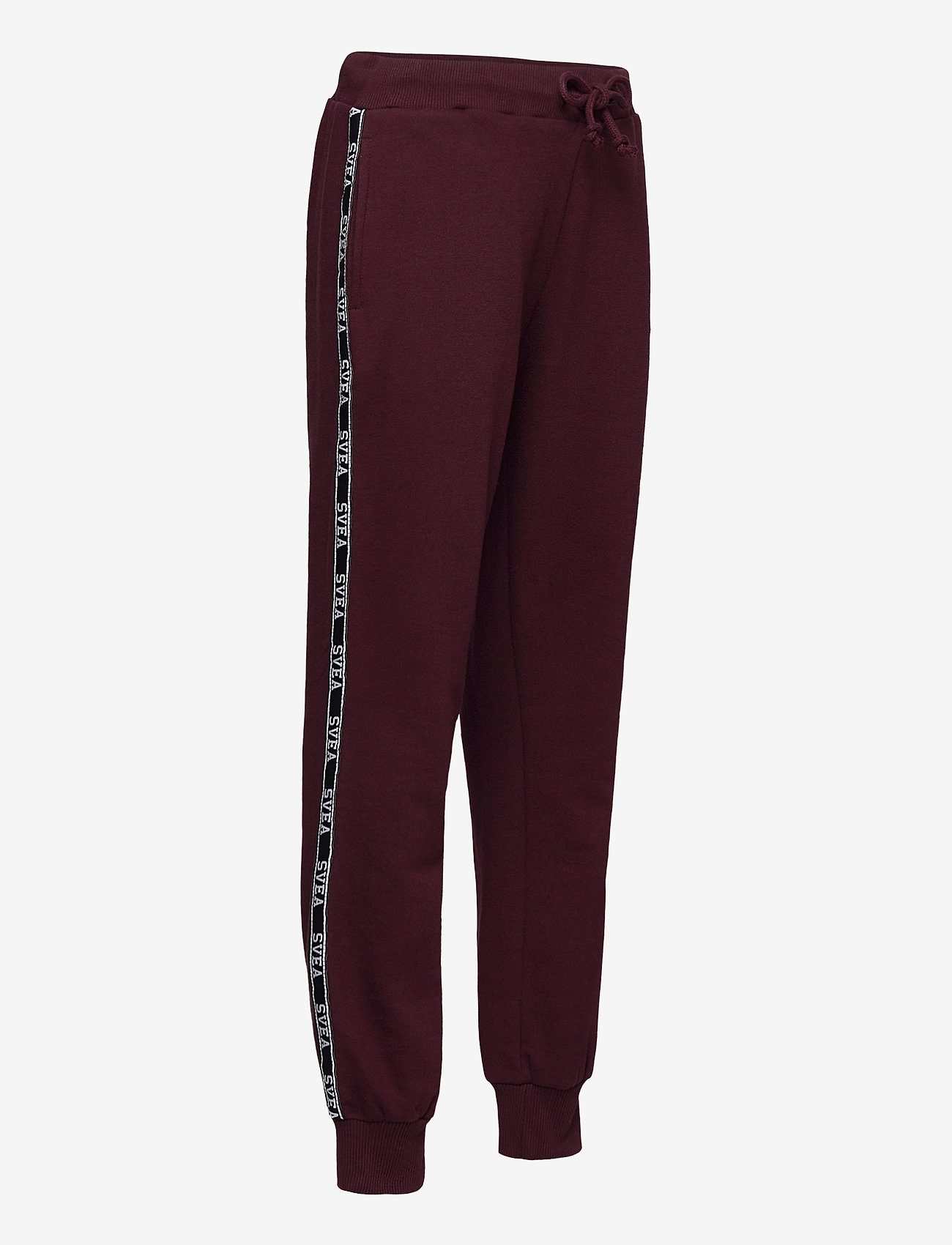 Svea - Logo JR Sweatpants - winered - 2
