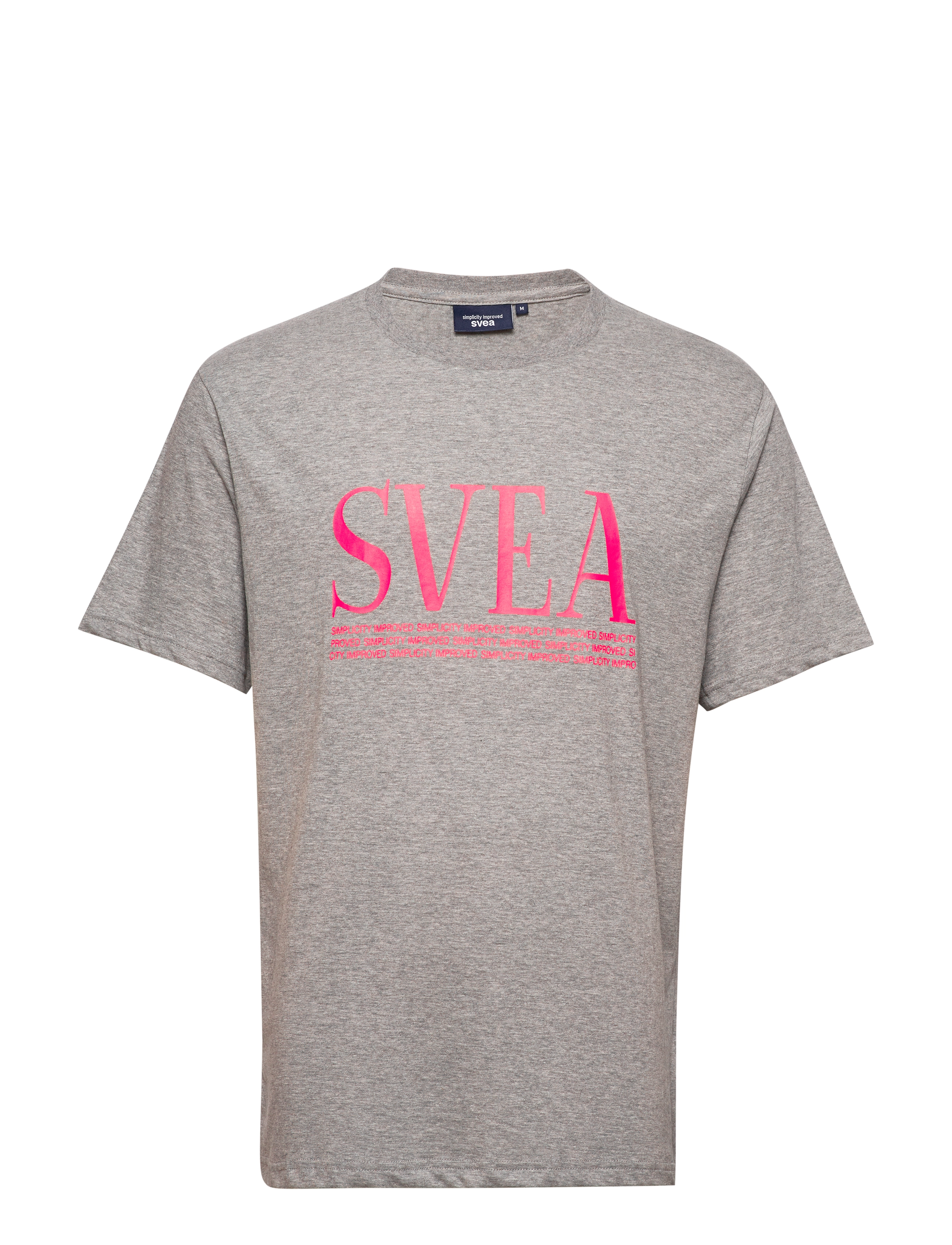 Svea - Svea Unisex Oversized Logo Tee - grey/neon - 0