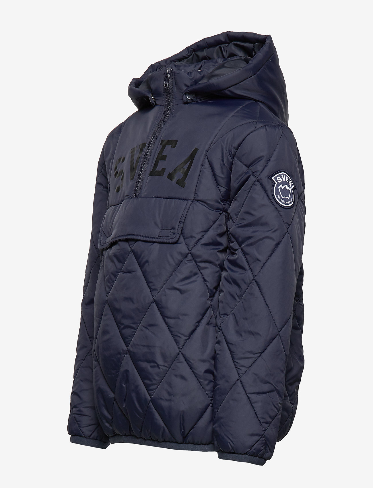 Svea - K. Quilted Anorak Hood Jacket - navy - 4