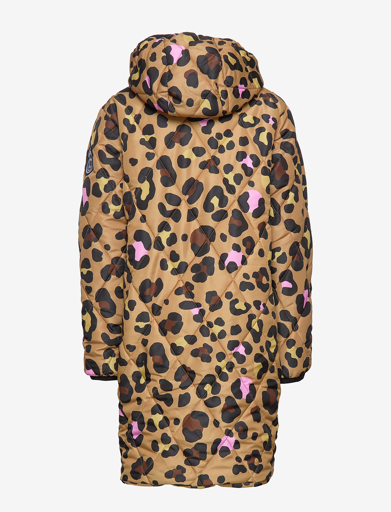 Svea - K. Quilted Hood Coat - multi leo - 3