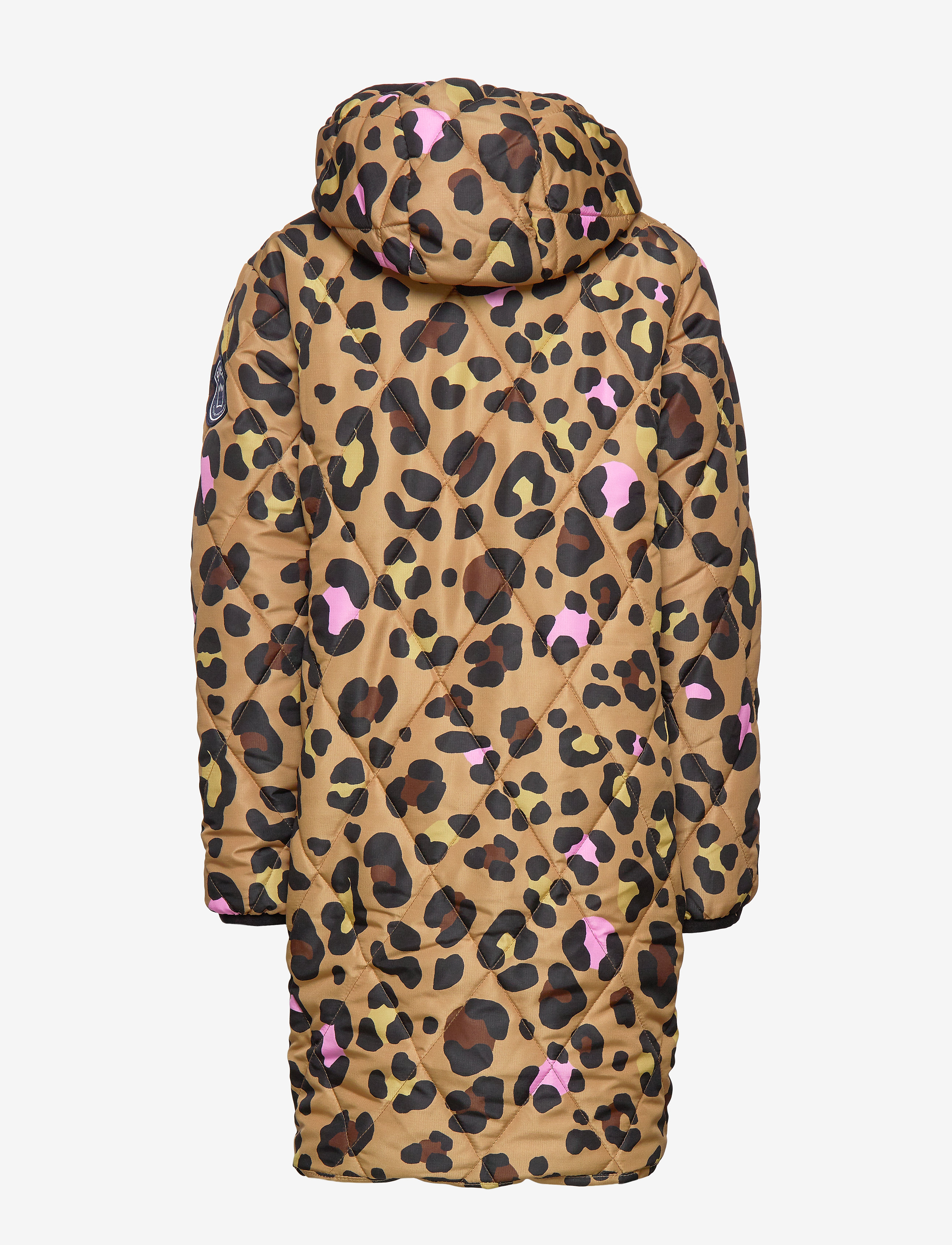 Svea - K. Quilted Hood Coat - multi leo - 3