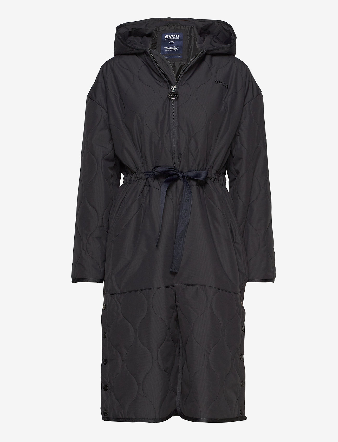 W. Long Queen Jacket - BLACK