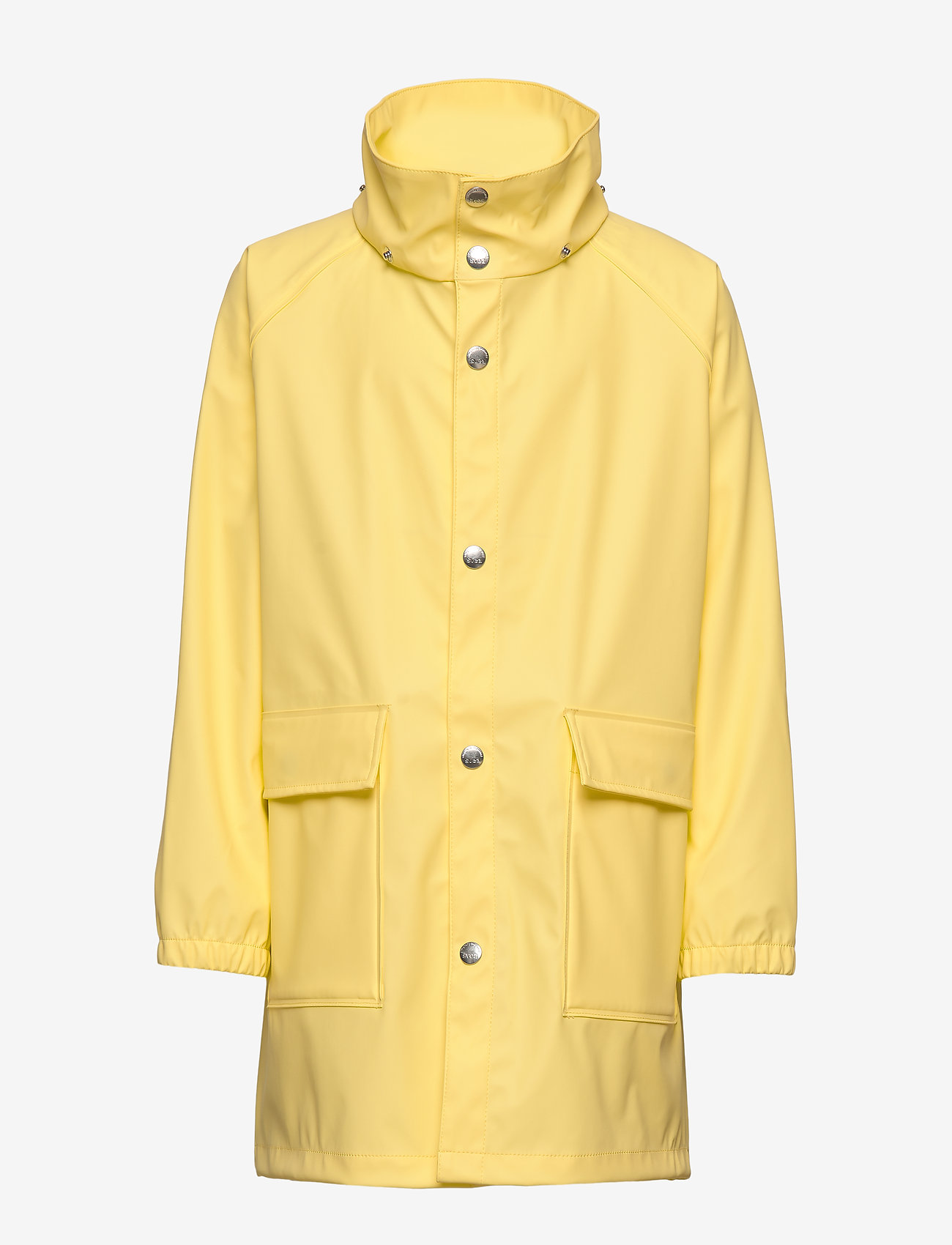 Svea - K. Love Print Rain Jacket - lemon - 2