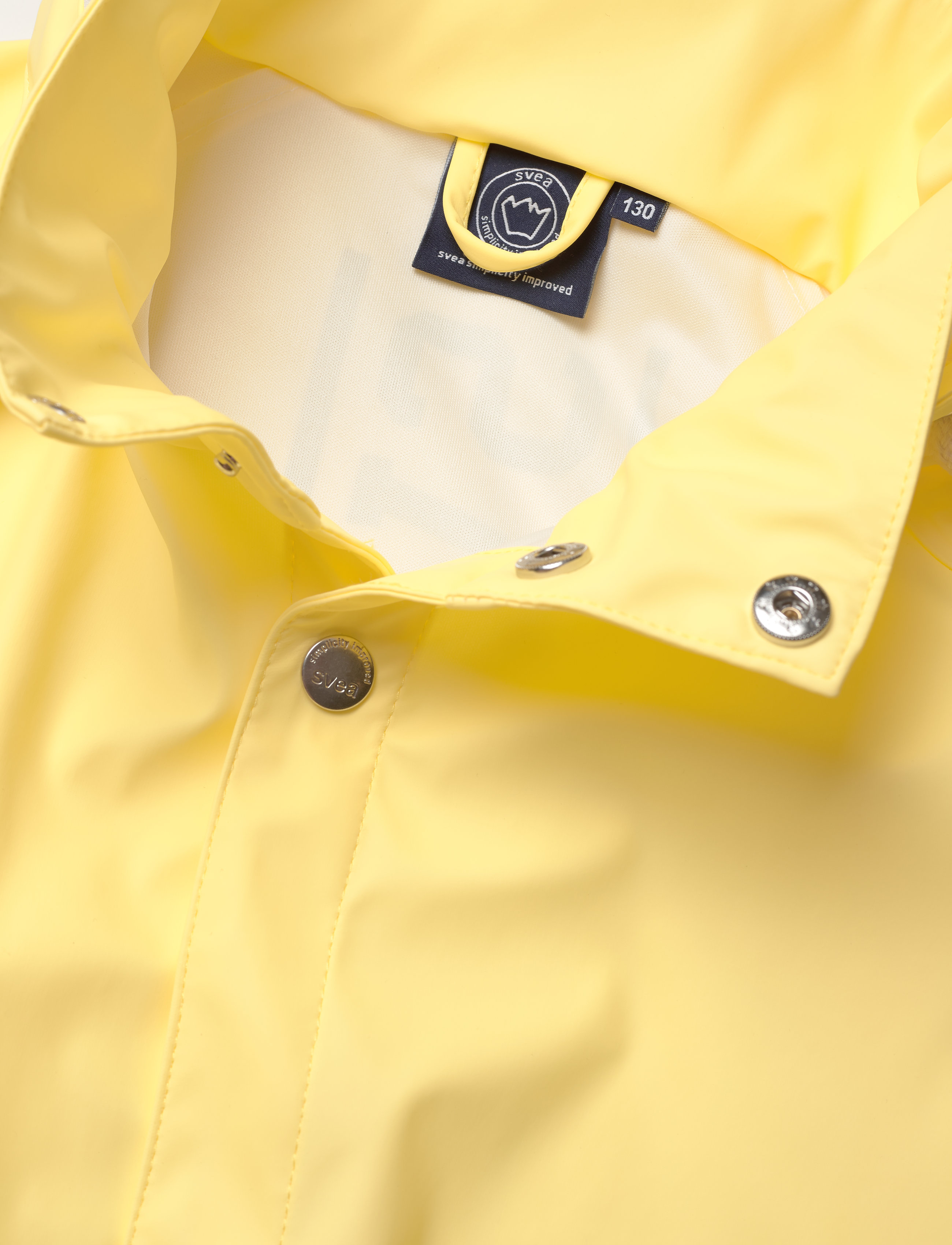 Svea - K. Love Print Rain Jacket - lemon - 4
