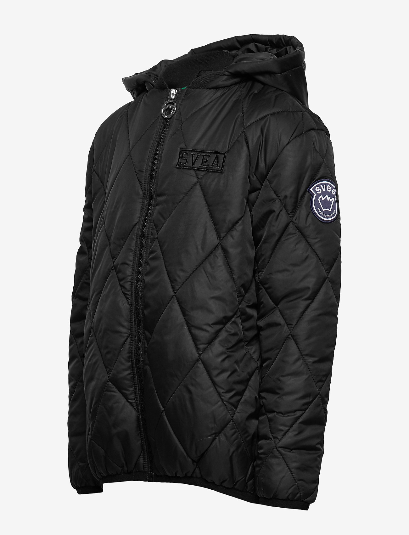 Svea - K. Quilted Hood Jacket - black - 4