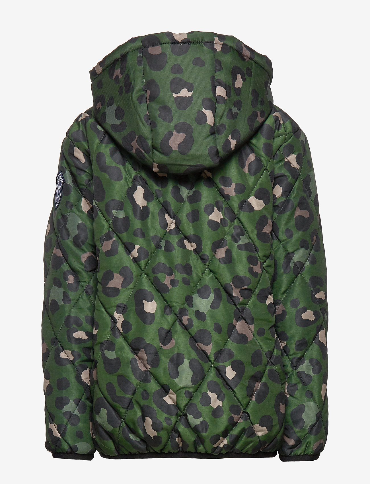 Svea - K. Quilted Hood Jacket - green leo - 3