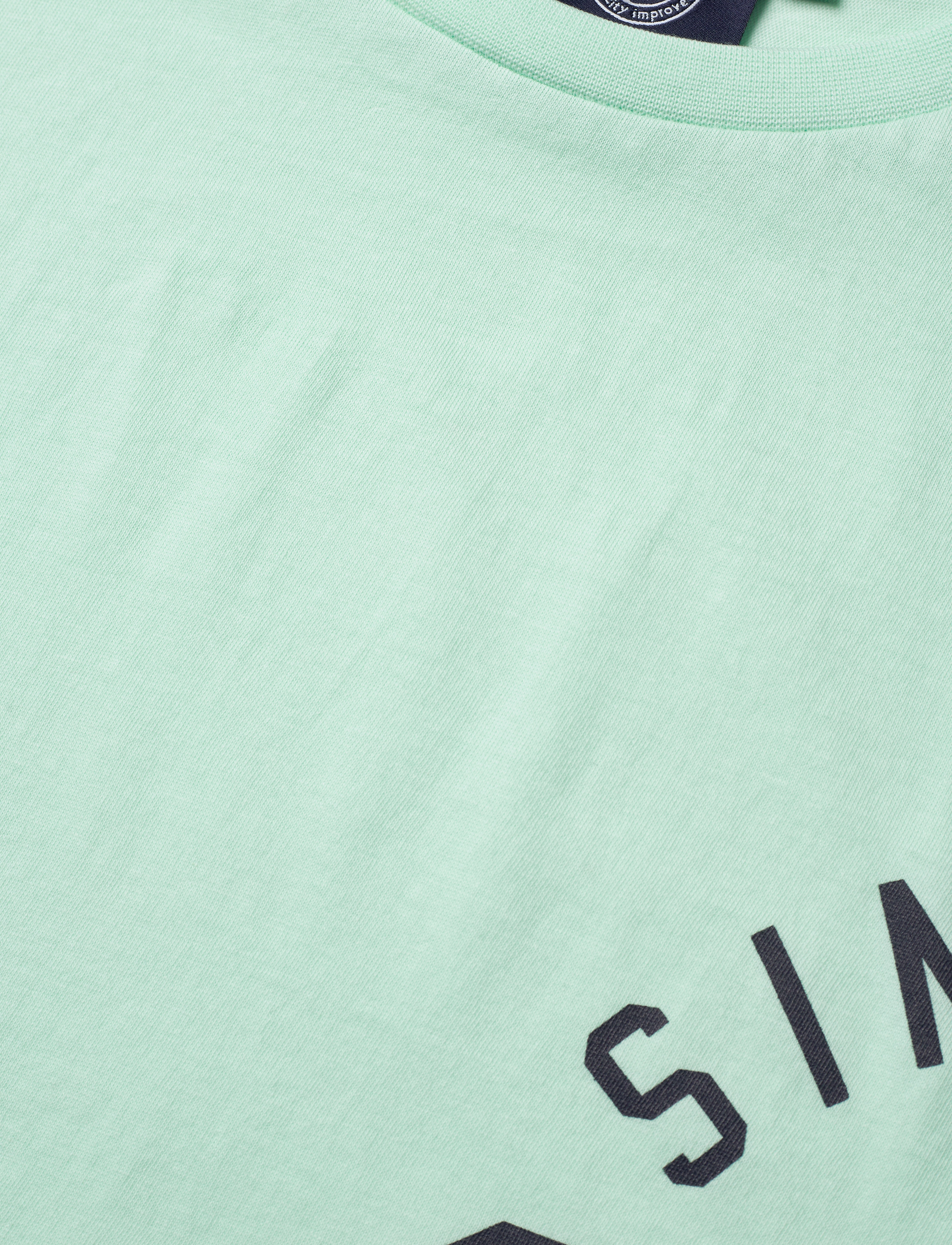 Svea - K. Misplaced Logo Tee - mint - 2
