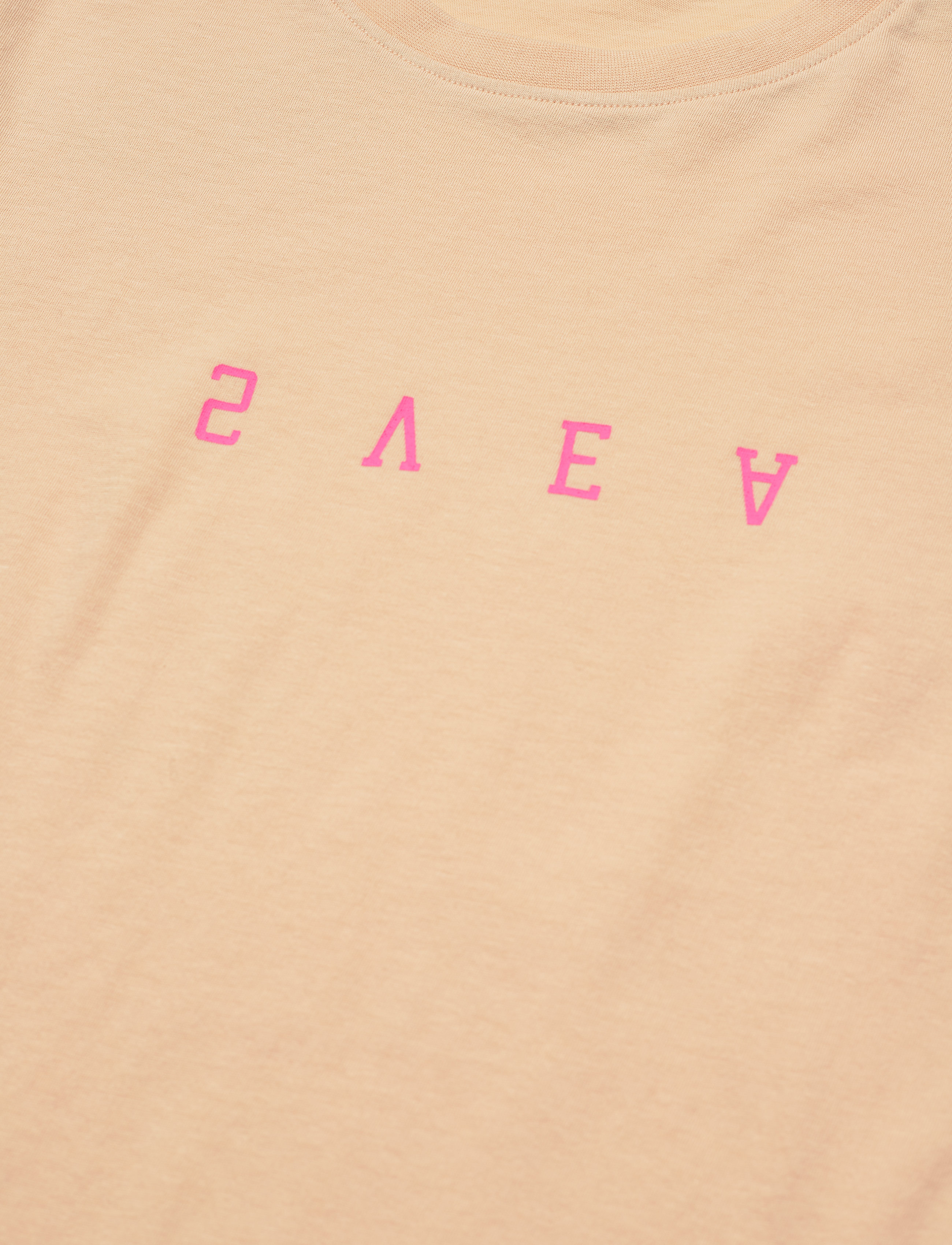 Svea - U. Inverted Small Logo tee - cream - 2