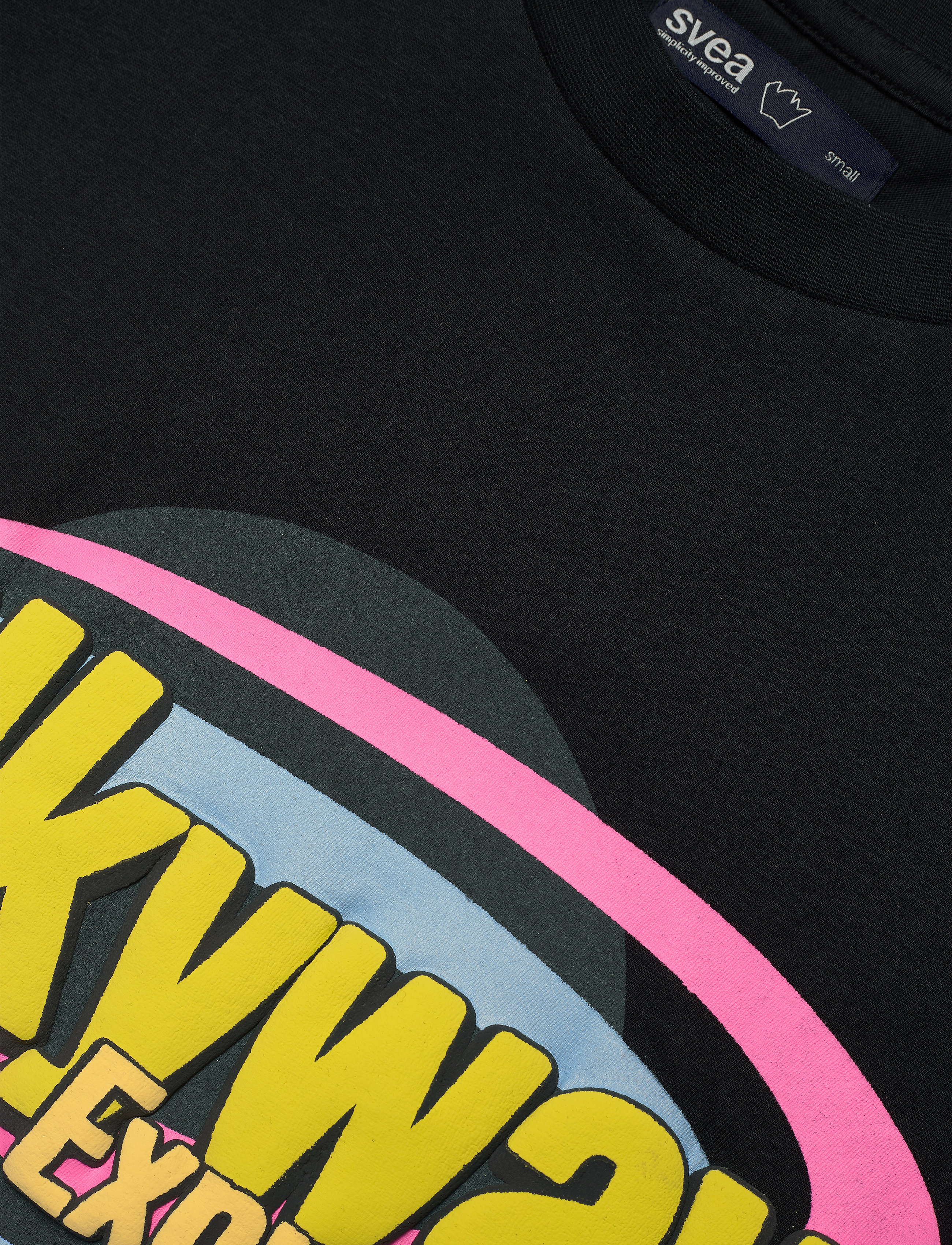 Svea - W. Milkyway Tee - vintage black - 2