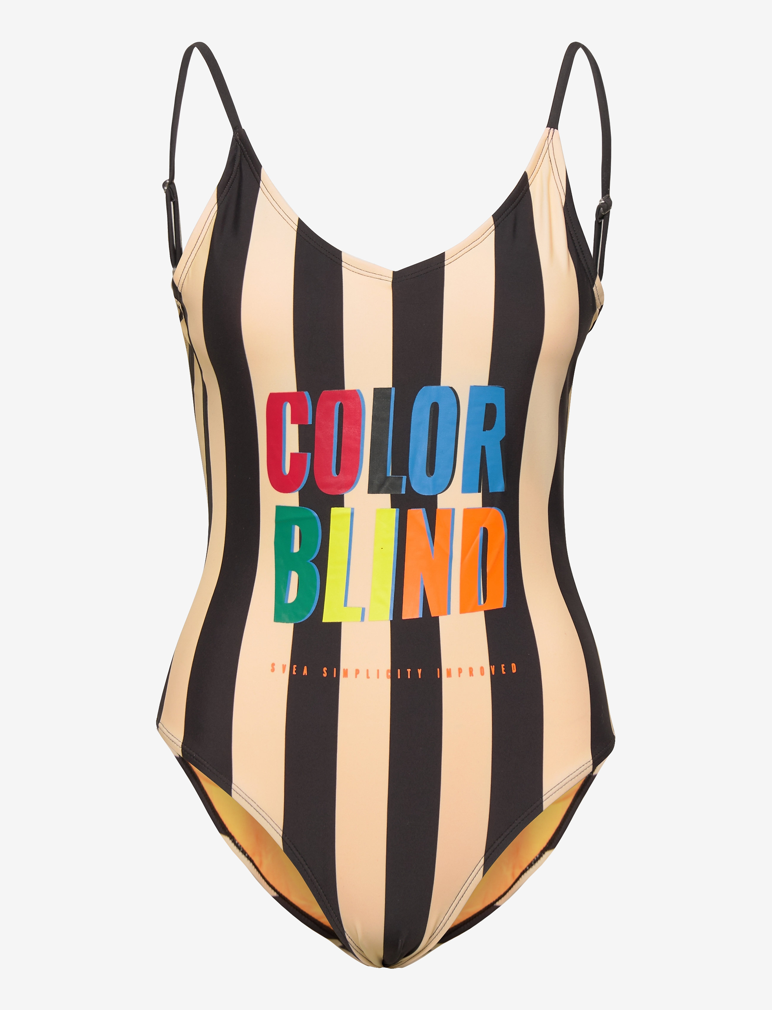 Svea W. Colorblind Swimsuit - Svea - BLACK / multi